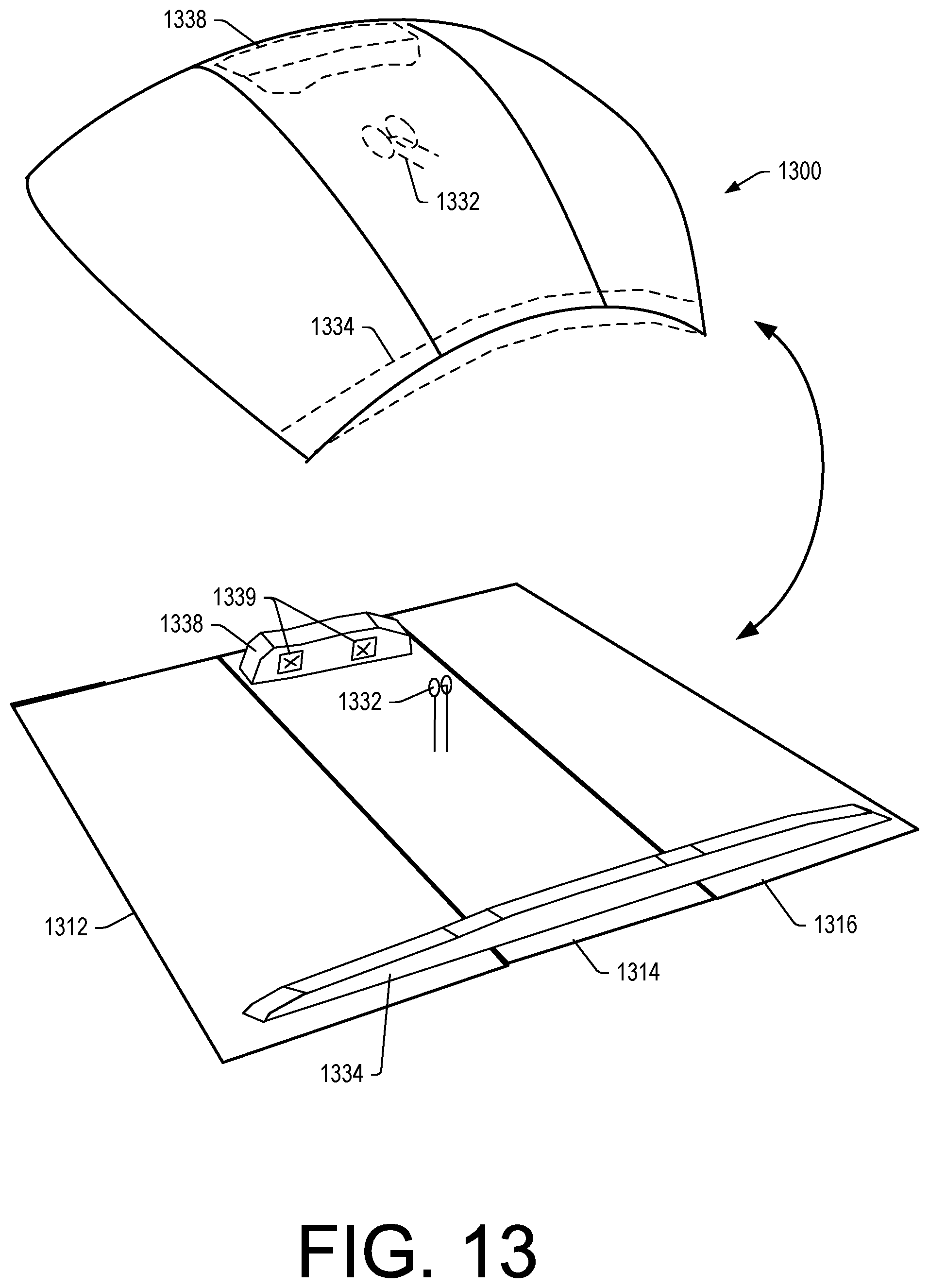 Patent US11818331 Figure 13 – Display headset