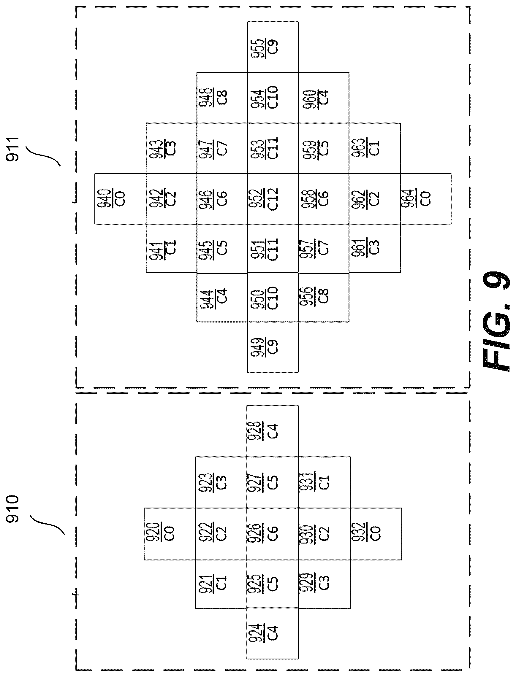 Patent US11818343 Figure 10 – Sample offset with predefined filters