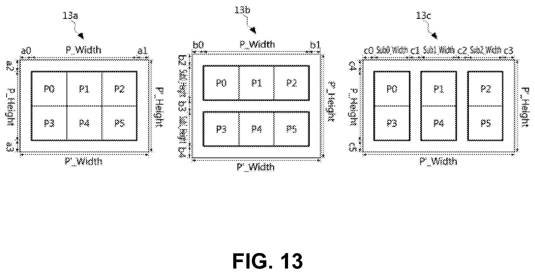 Patent US11818396 Figure 13 – Method and apparatus of encoding/decoding image data based on tree structure-based block division