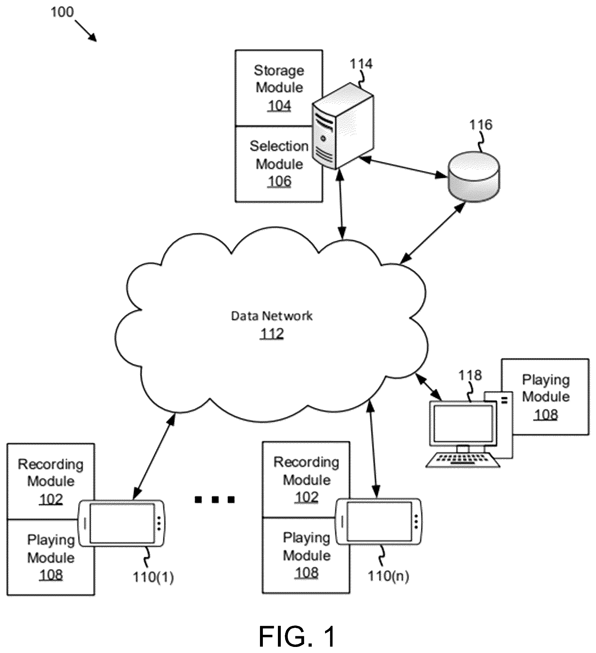 Patent US11818408 Figure 1 – Mechanism to automate the aggregation of independent videos for integration