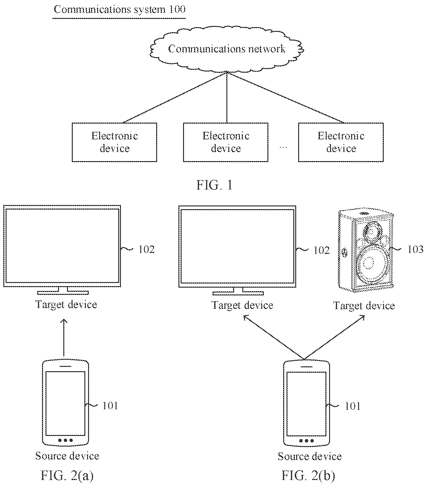 Patent US11818420 Figure 1 – Cross-device content projection method and electronic device