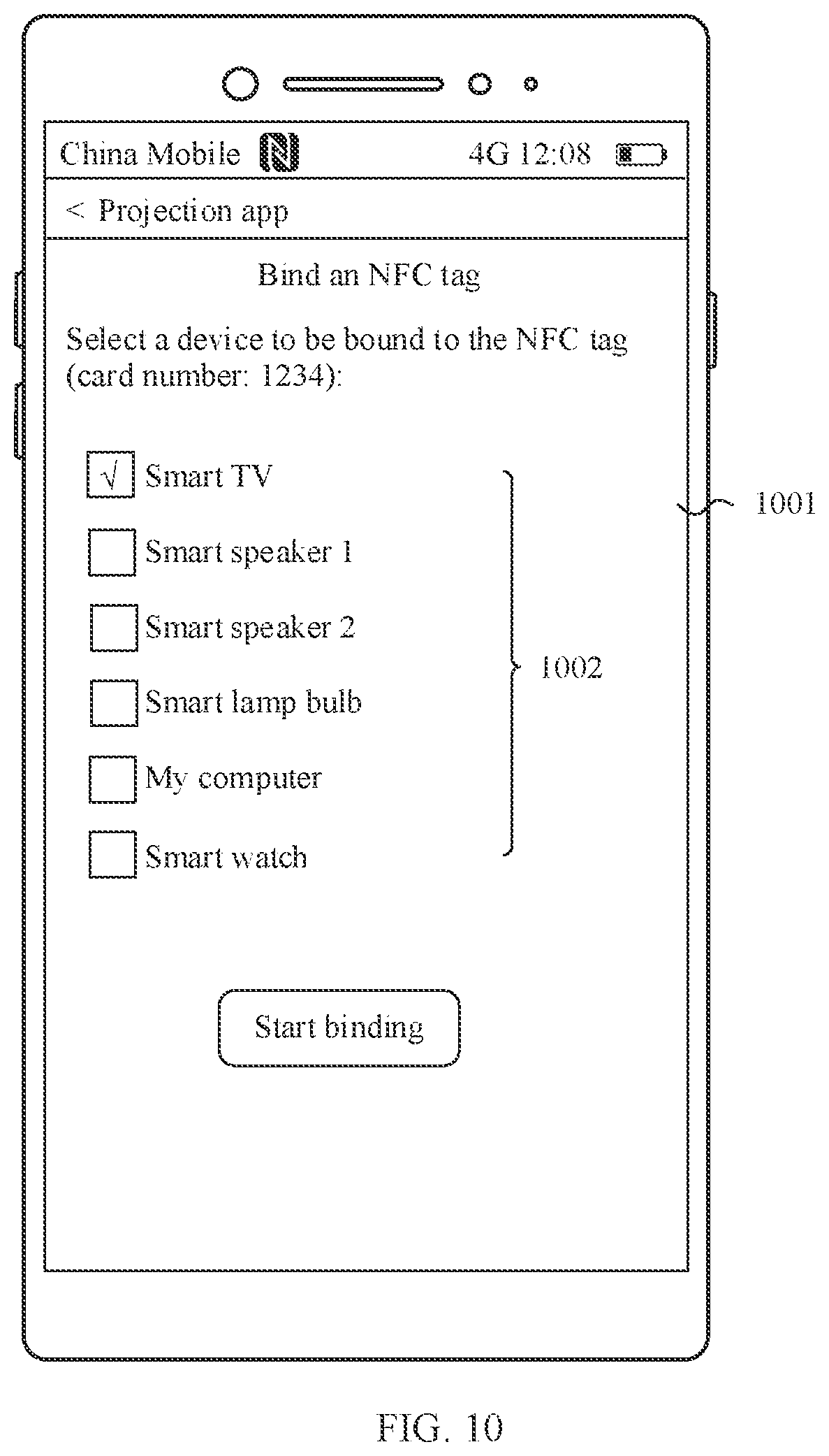 Patent US11818420 Figure 8 – Cross-device content projection method and electronic device