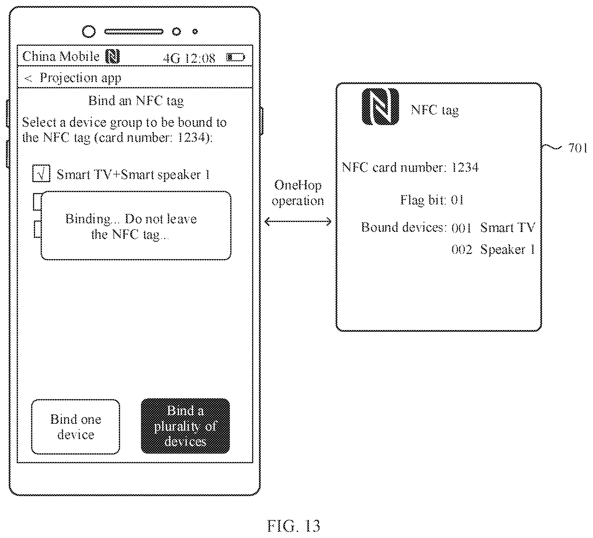 Patent US11818420 Figure 11 – Cross-device content projection method and electronic device