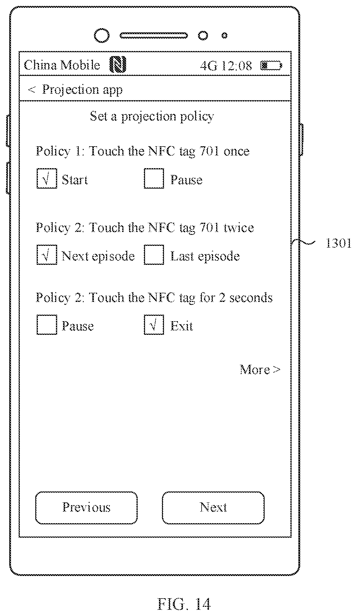 Patent US11818420 Figure 12 – Cross-device content projection method and electronic device