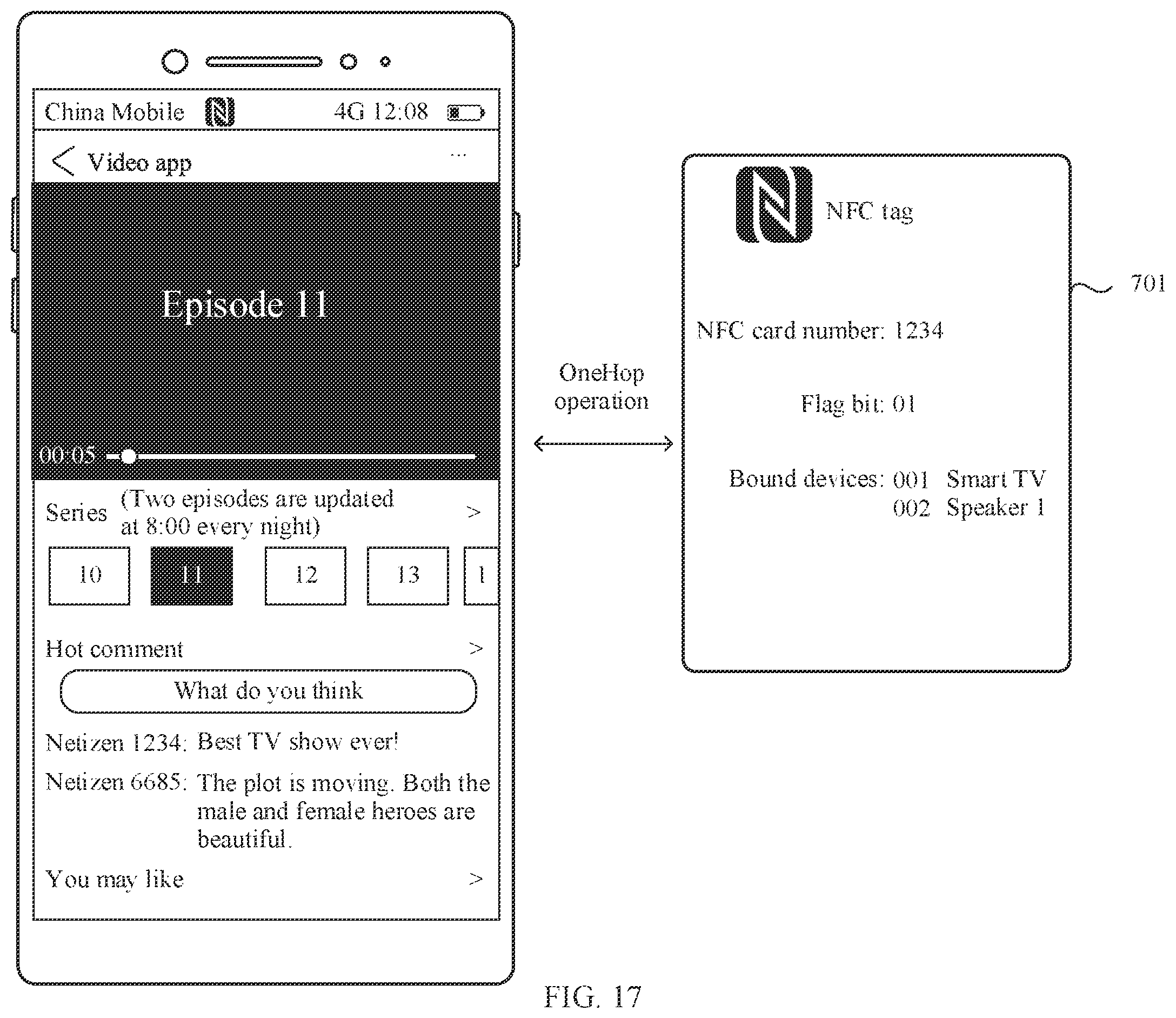 Patent US11818420 Figure 15 – Cross-device content projection method and electronic device