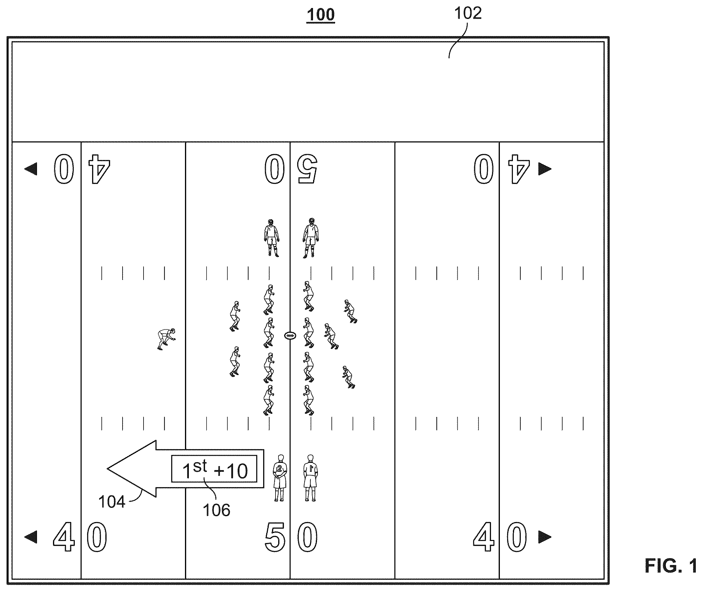 Patent US11818441 — Systems and methods for performing an action based on context of a feature in a media asset — Figure 1