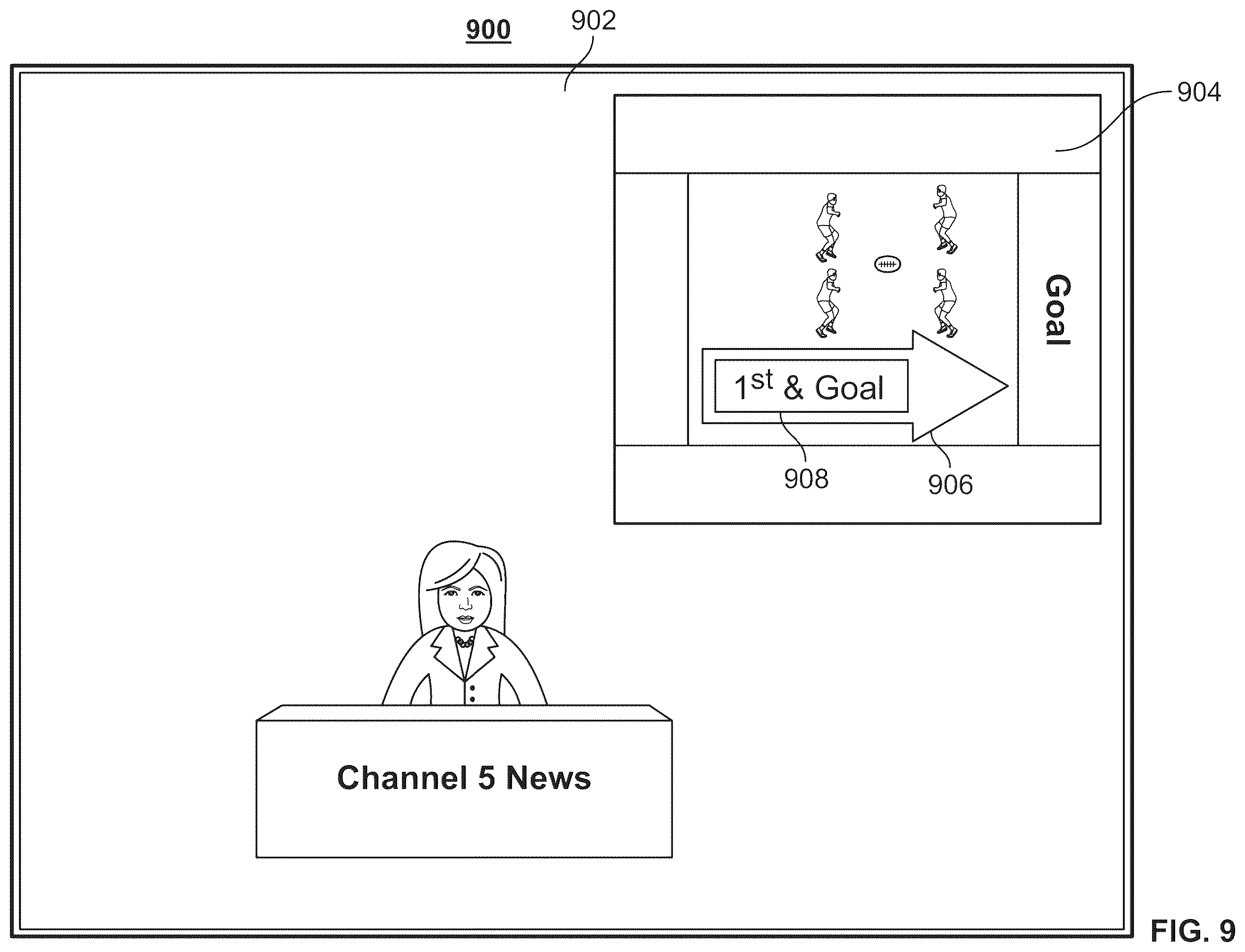 Patent US11818441 Figure 8 – Systems and methods for performing an action based on context of a feature in a media asset