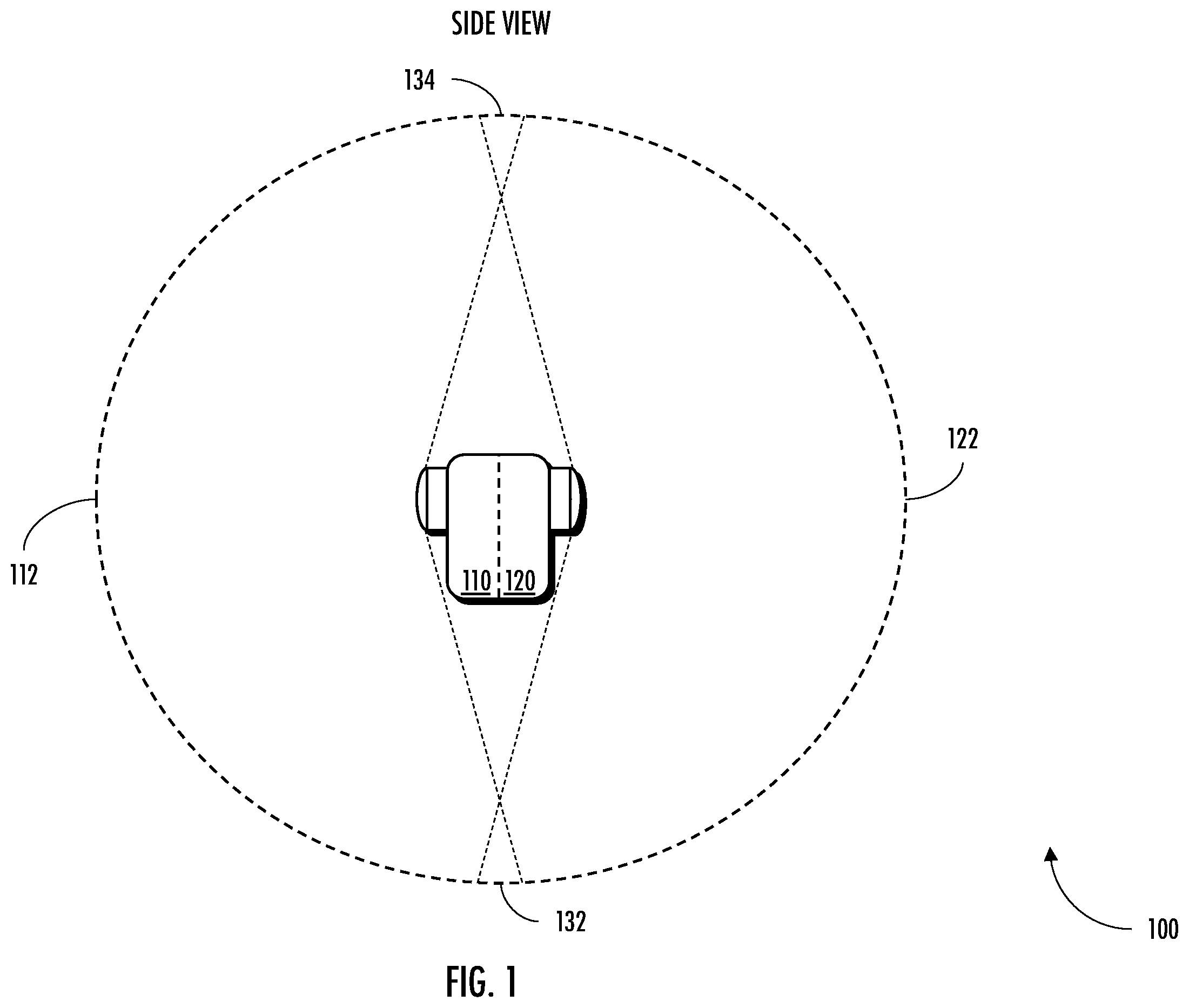 Patent US11818468 — Methods and apparatus for shear correction in image projections — Figure 1