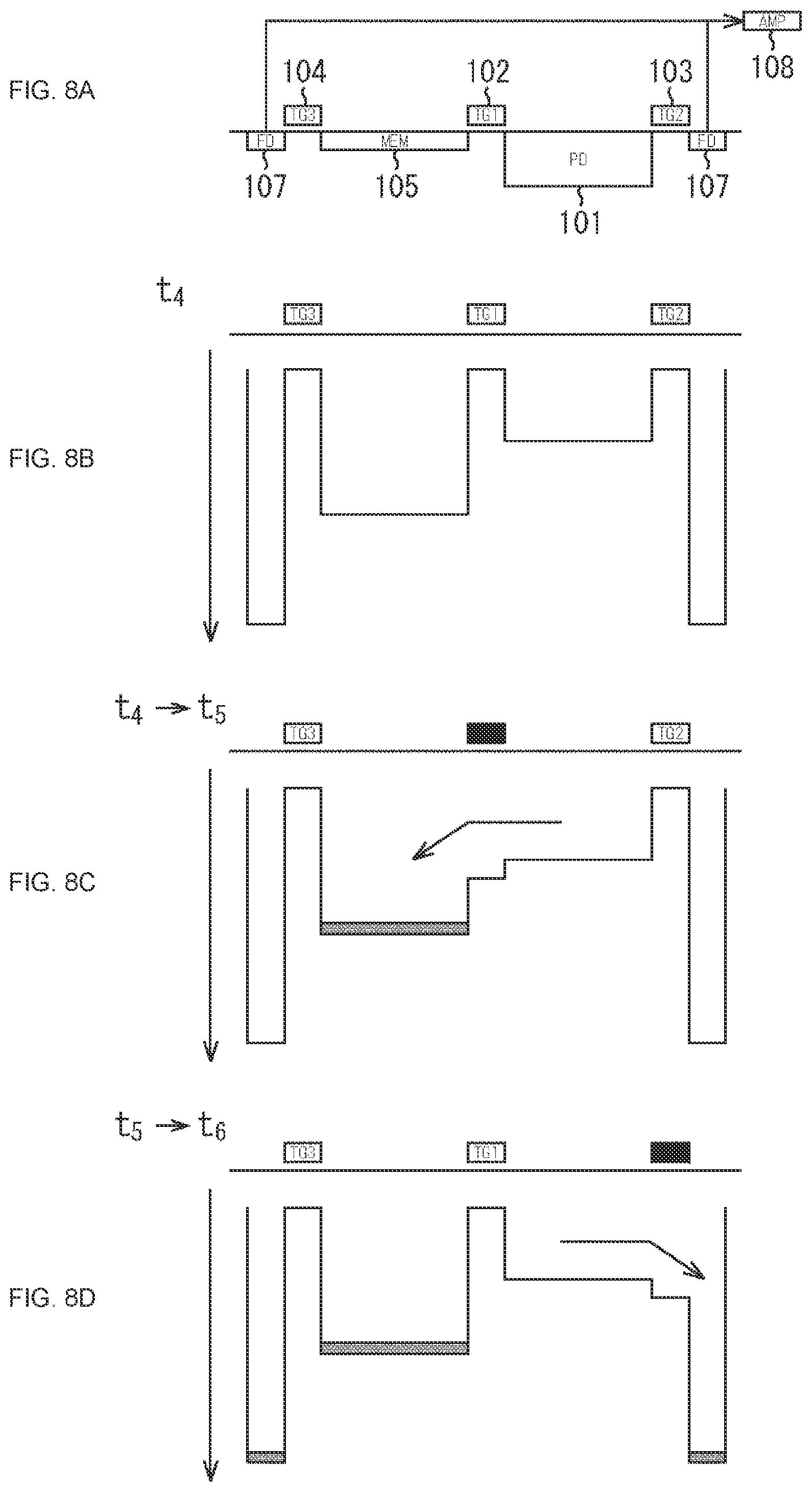 Patent US11818487 Figure 8 – Imaging apparatus, driving method, and electronic device