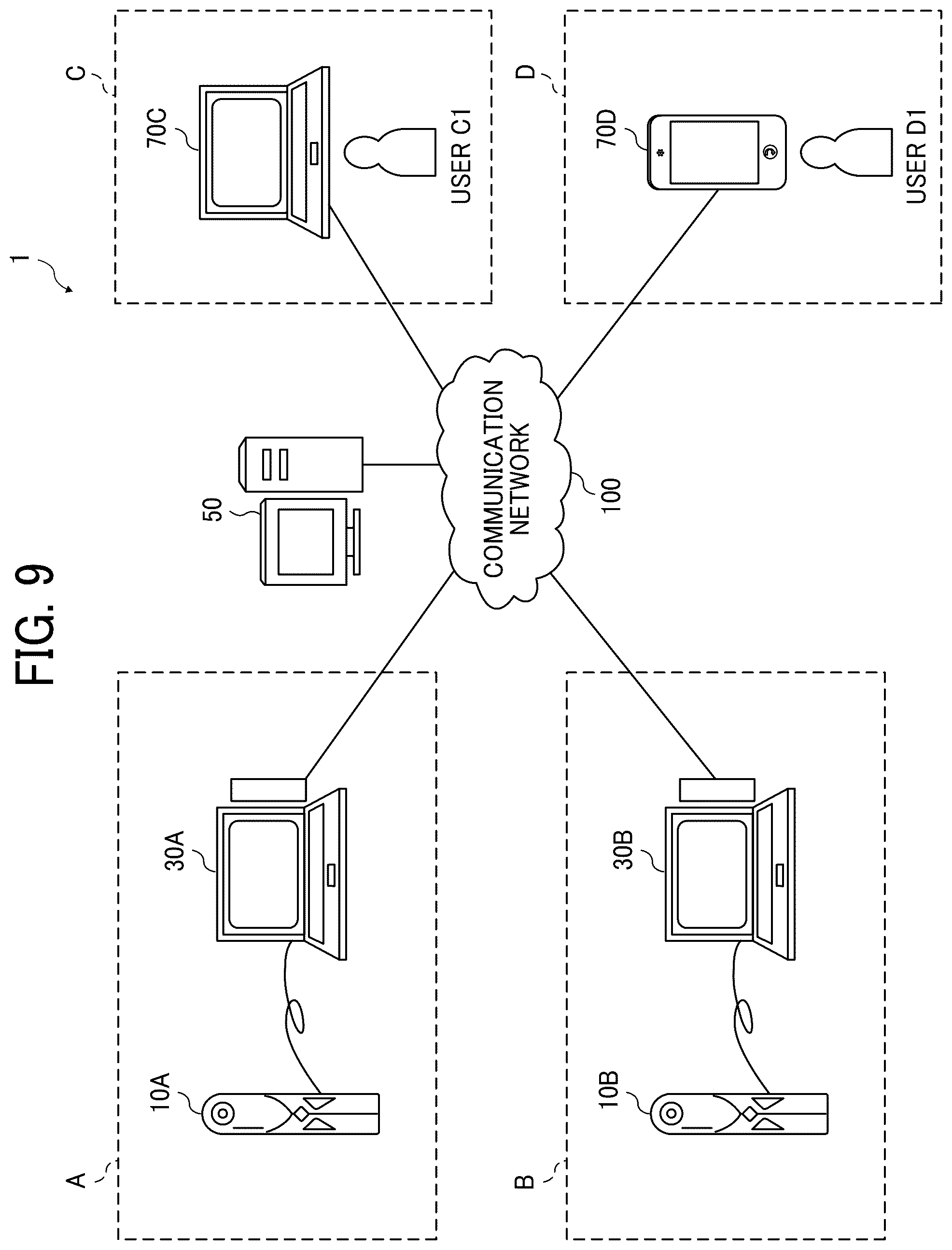 Patent US11818492 Figure 8 – Communication management apparatus, image communication system, communication management method, and recording medium