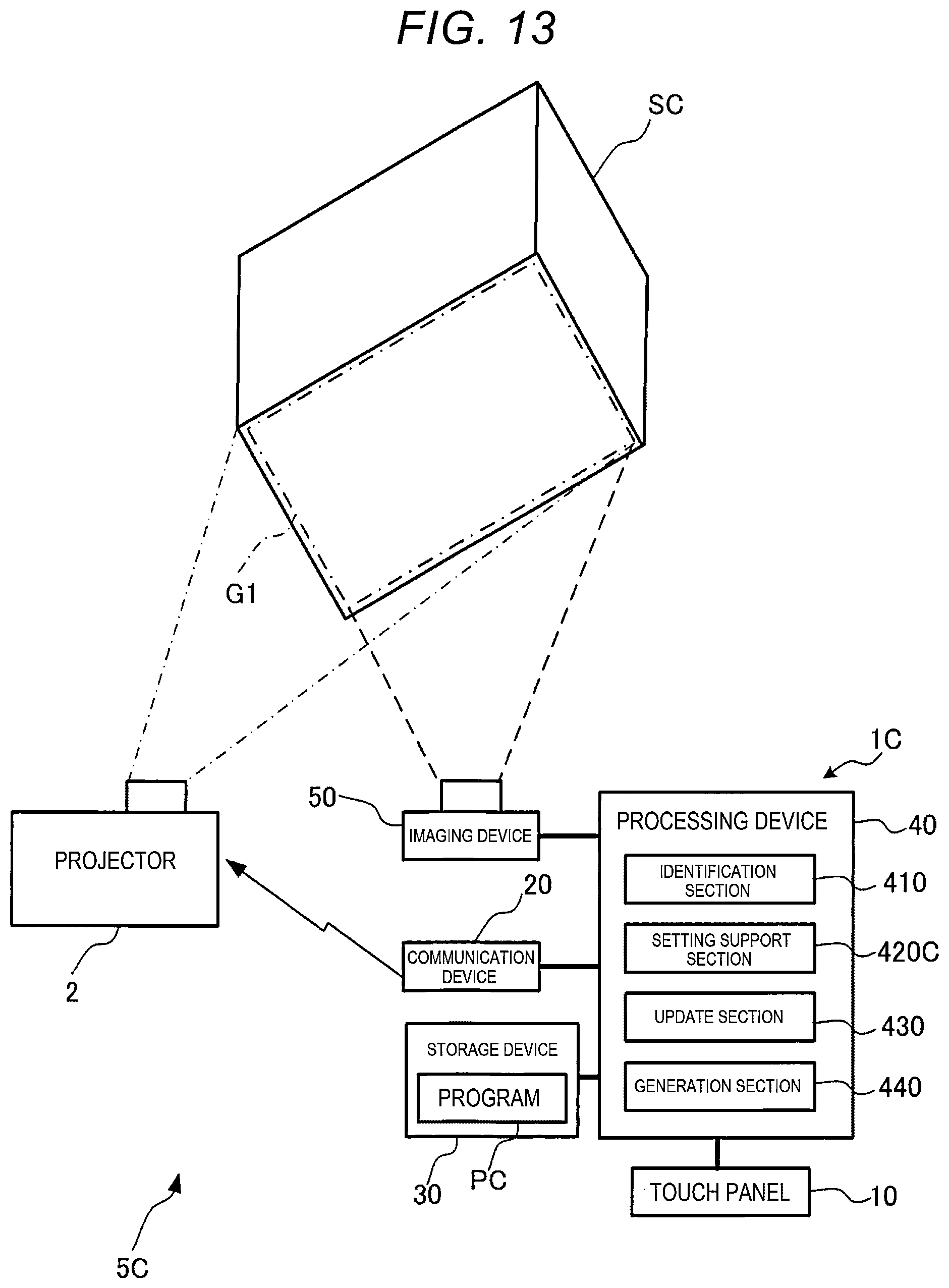 Patent US11818516 Figure 10 – Information generation method using projection image and taken image, information generation system, and non-transitory computer-readable storage medium storing program
