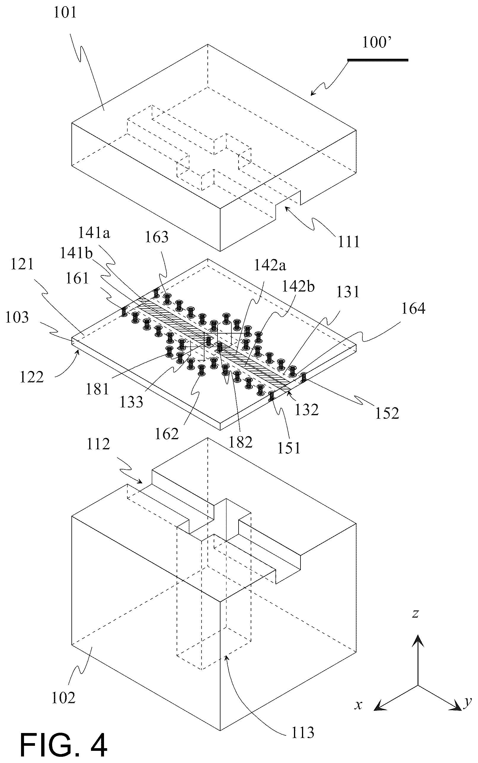Patent US11818522 Figure 4 – Transducer, antenna apparatus, wireless apparatus, and method for manufacturing transducer