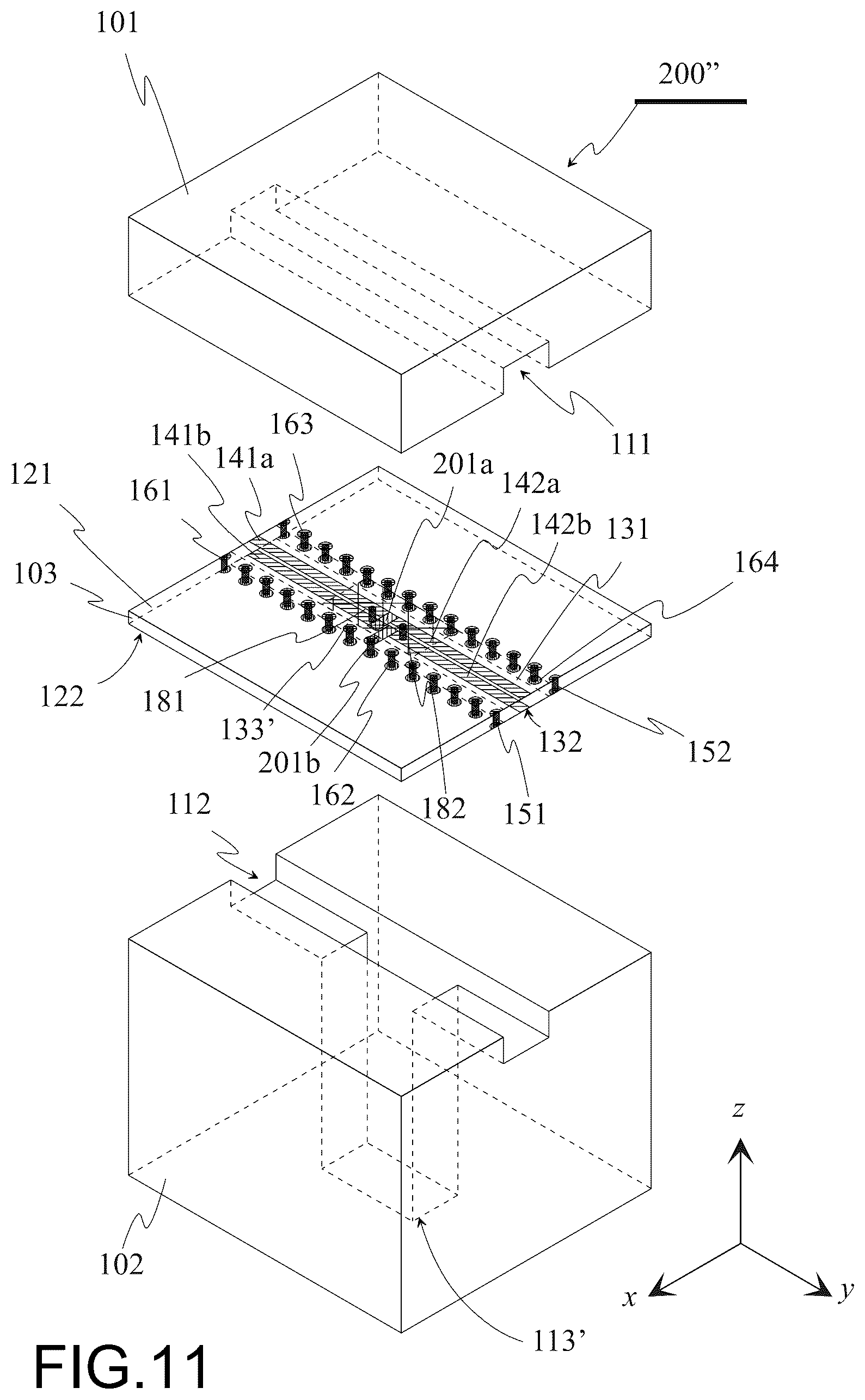 Patent US11818522 Figure 11 – Transducer, antenna apparatus, wireless apparatus, and method for manufacturing transducer