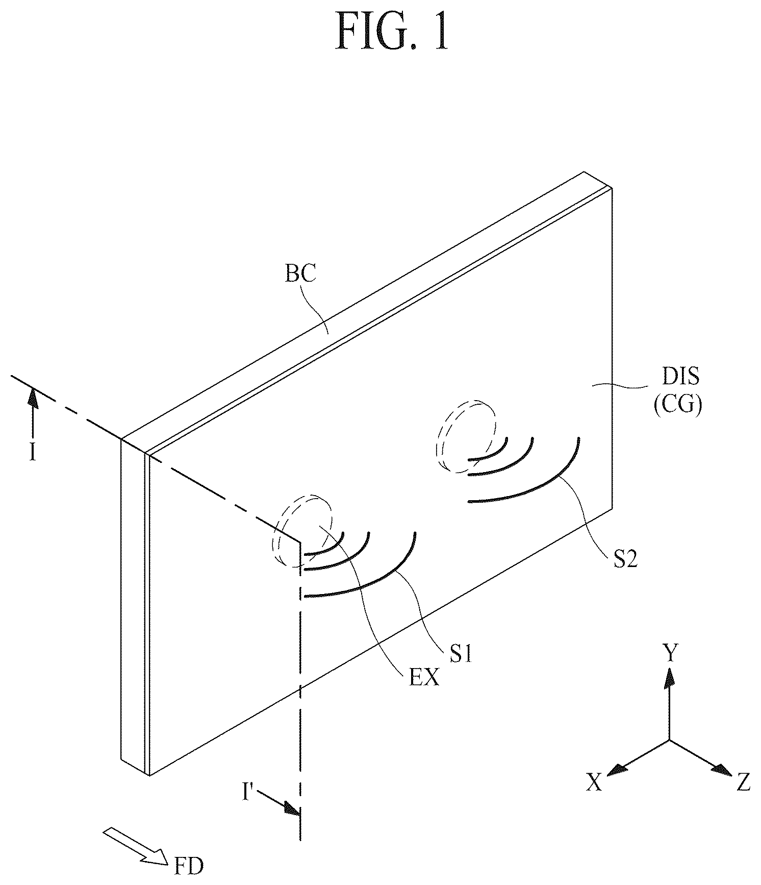 Patent US11818527 Figure 1 – Display apparatus