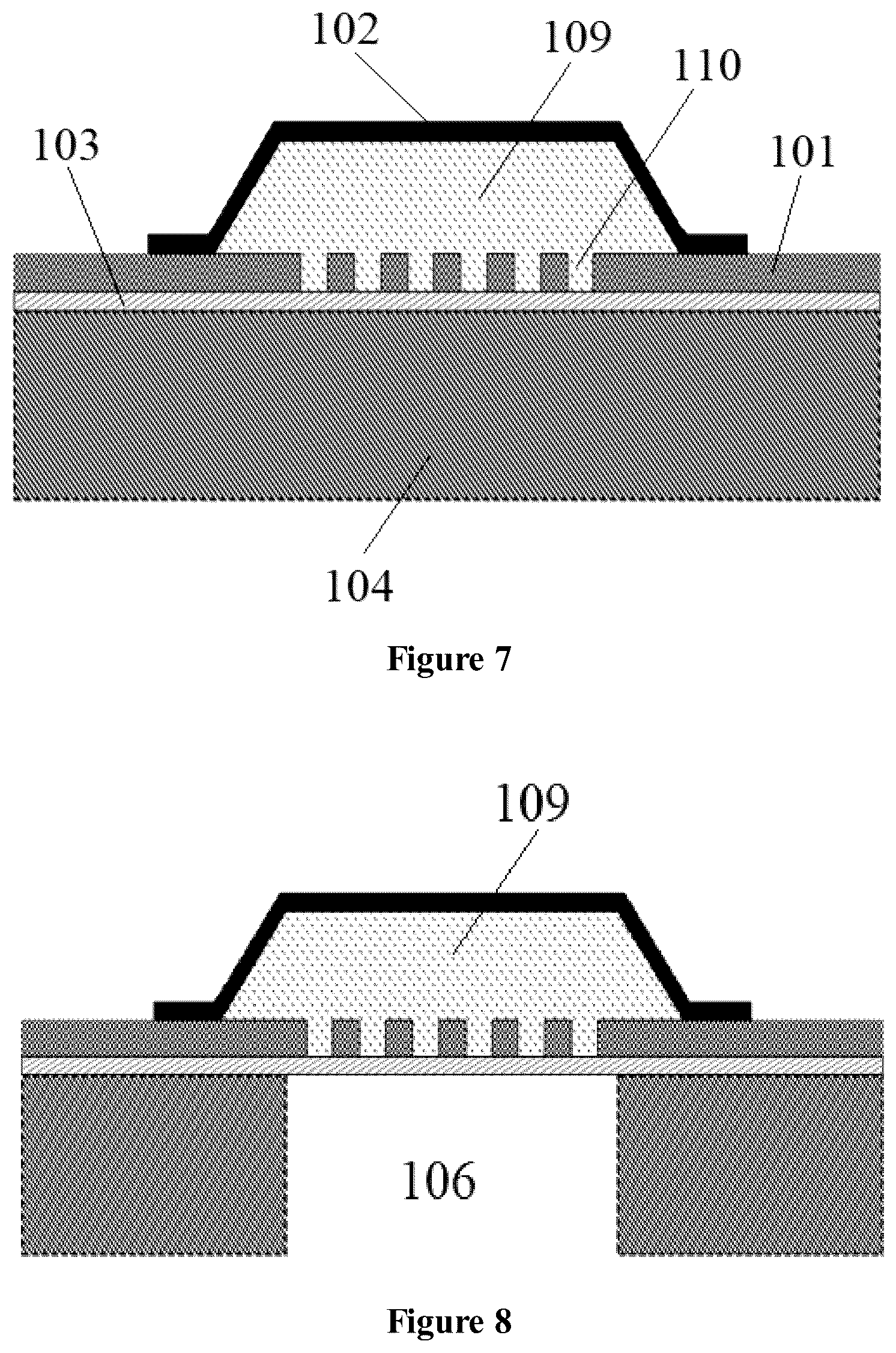 Patent US11818542 Figure 7 – Capacitive microphone with well-controlled undercut structure