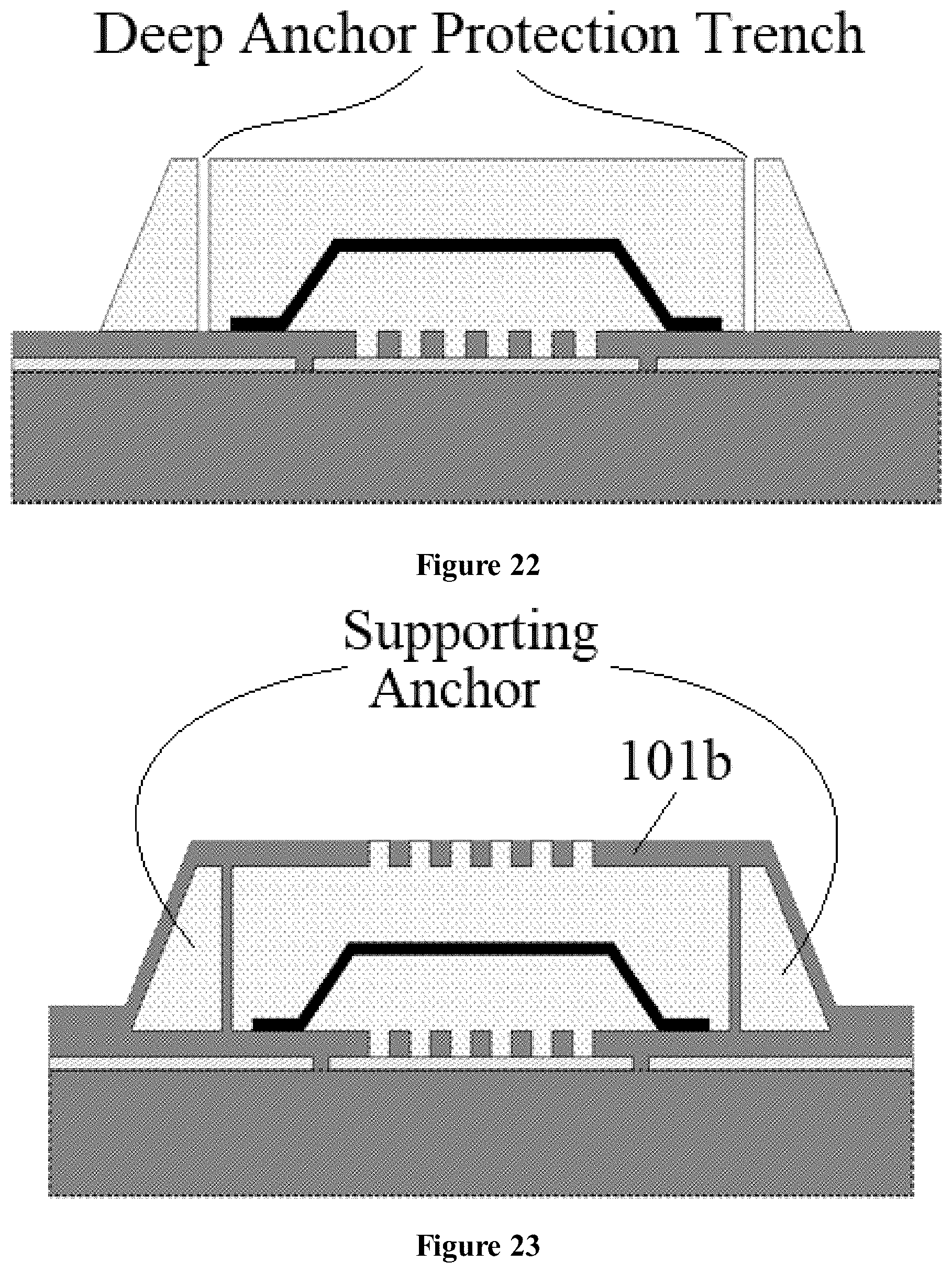 Patent US11818542 Figure 15 – Capacitive microphone with well-controlled undercut structure