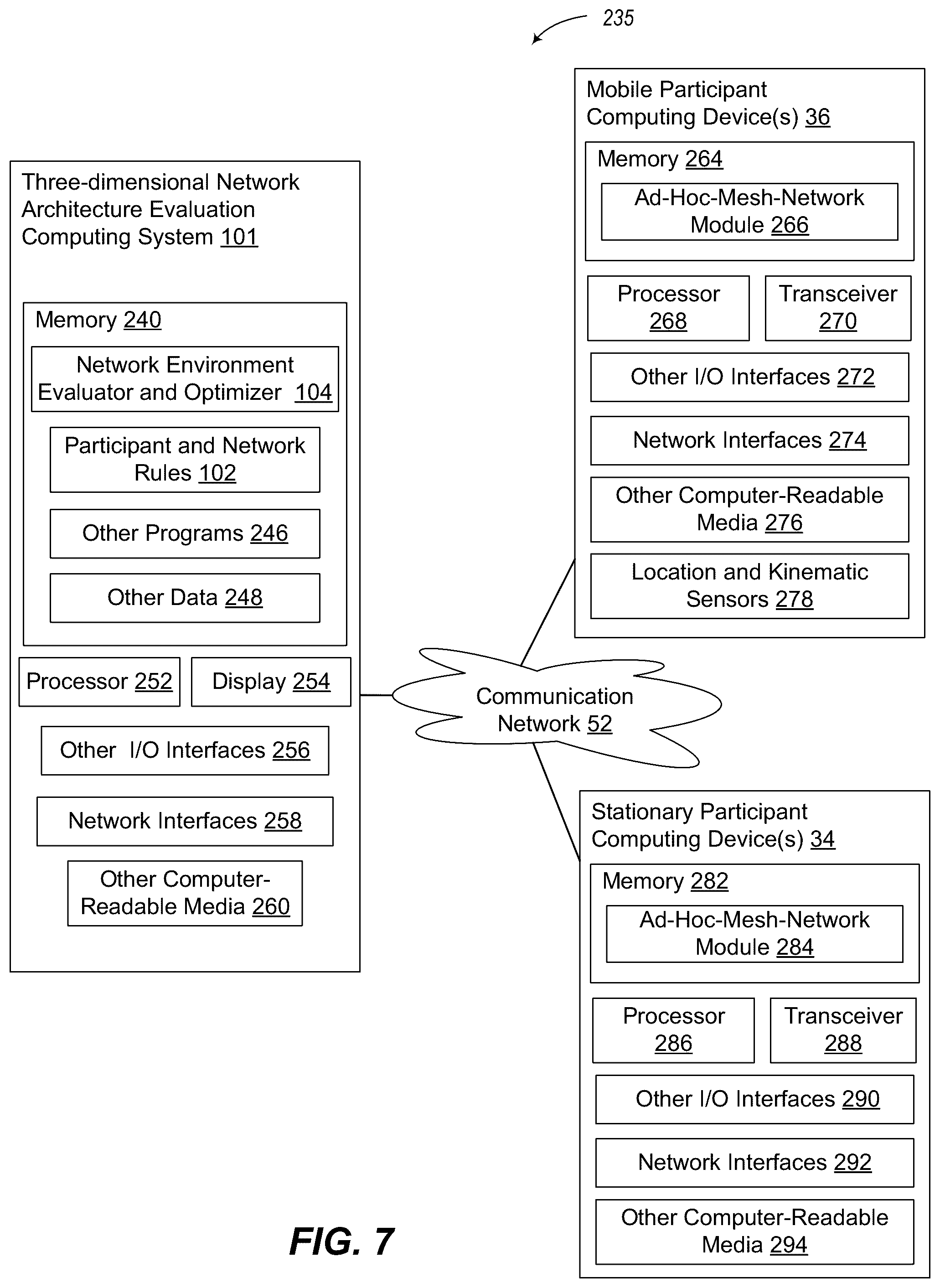 Patent US11818589 Figure 8 – Three-dimensional network planning, evaluation, and optimization
