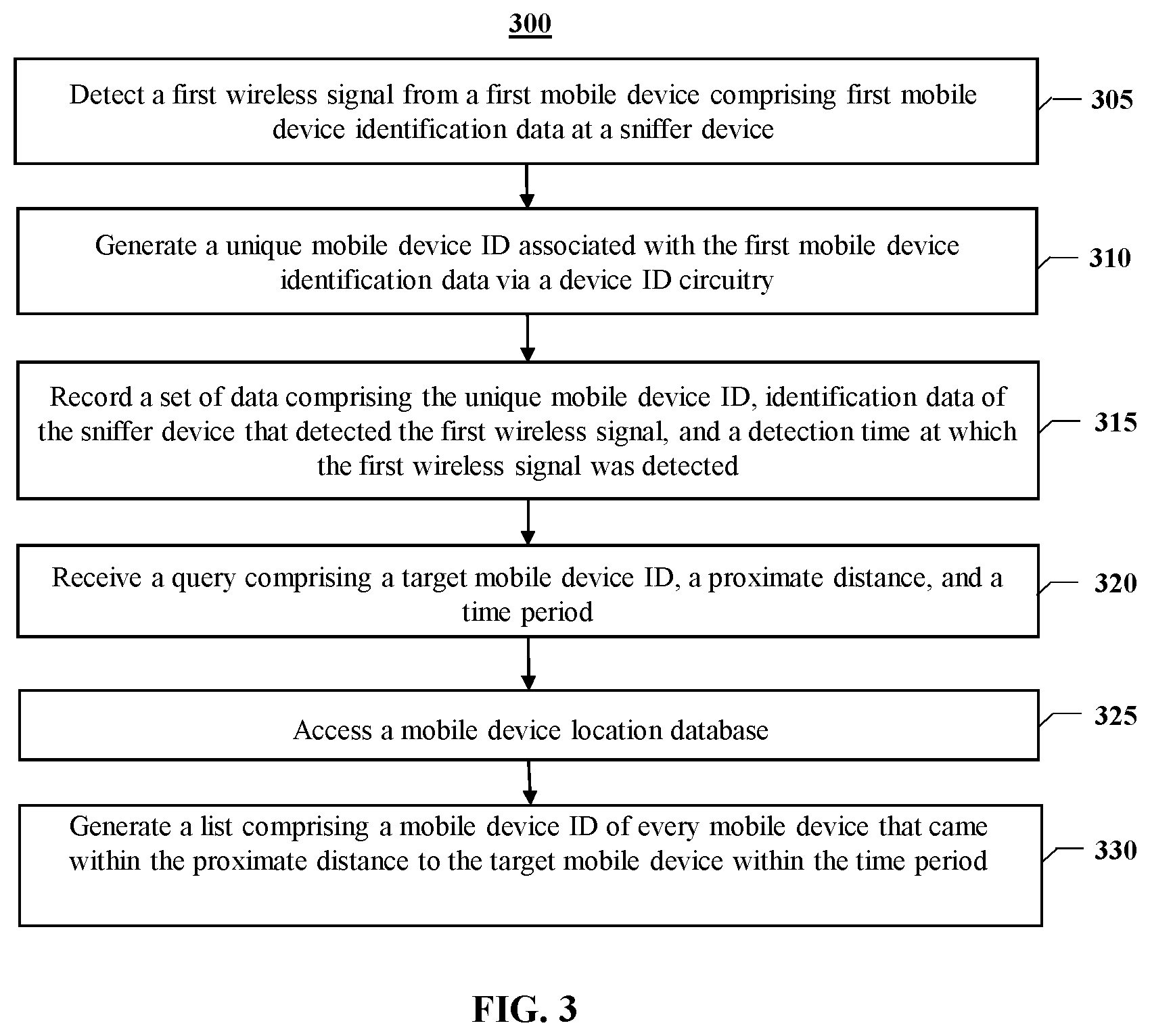 Patent US11818624 Figure 3 – System and methods for passive contact tracing