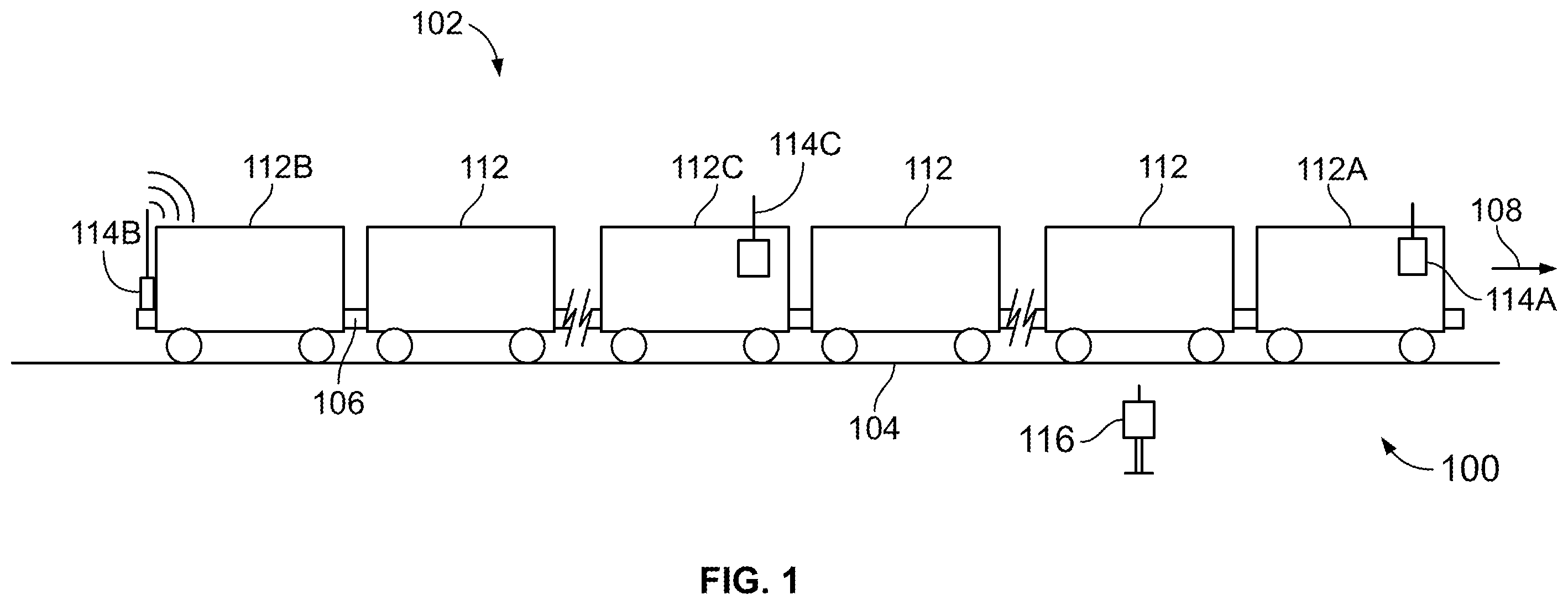 Patent US11818631 Figure 1 – Communication device for detecting messages based on signal strength