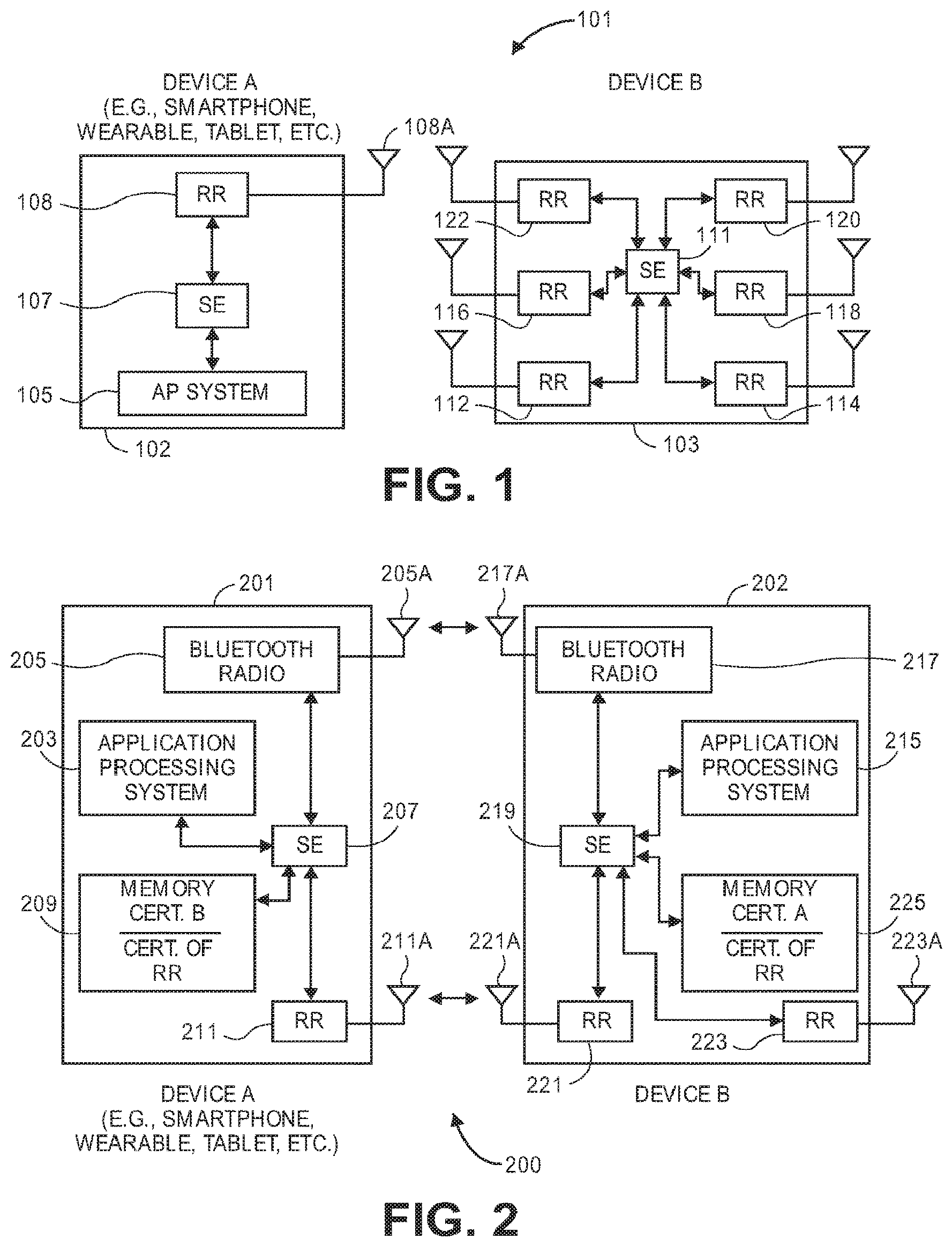 Patent US11818681 Figure 1 – Methods and architectures for secure ranging