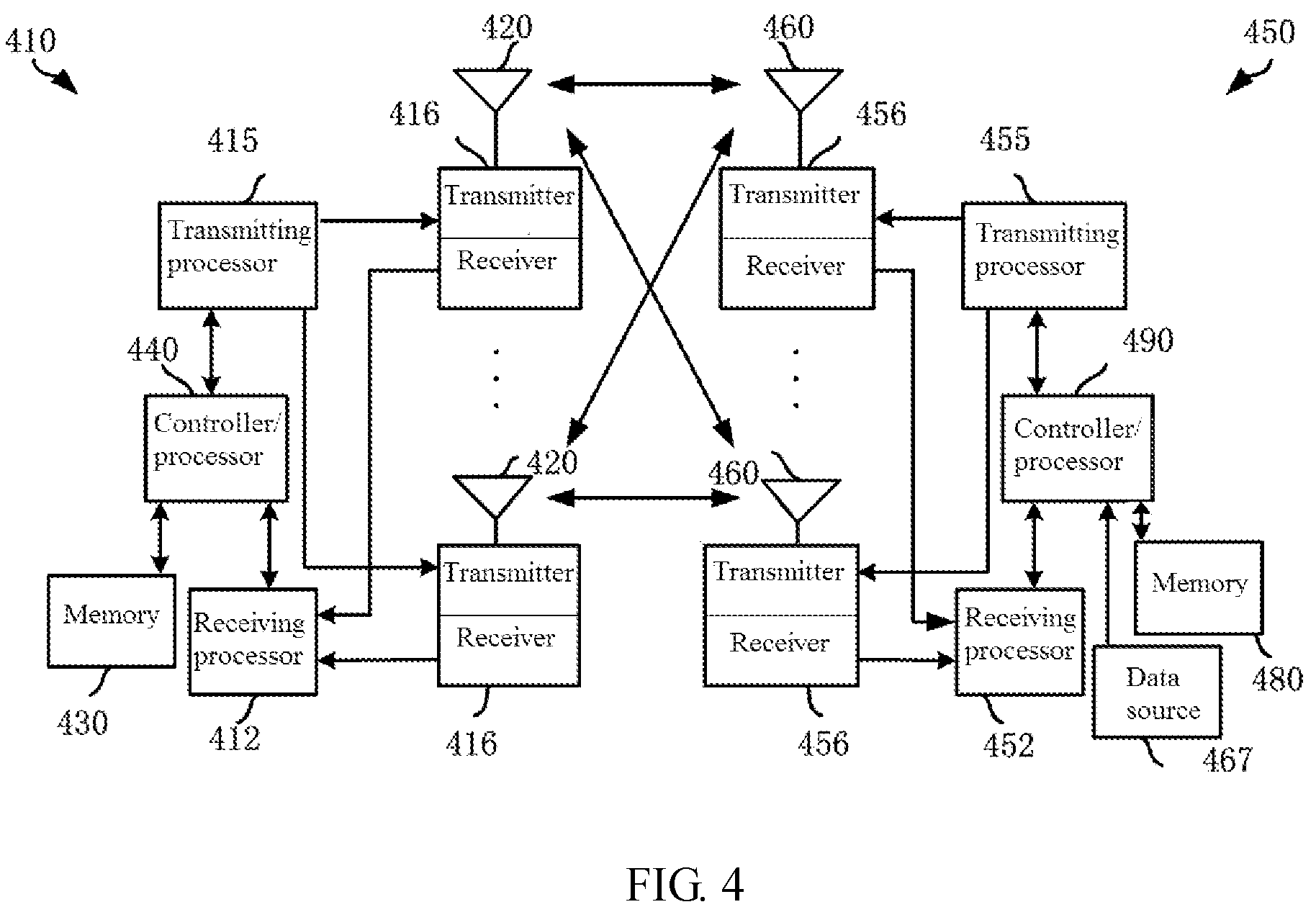 Patent US11818704 Figure 4 – Method and device in wireless communication