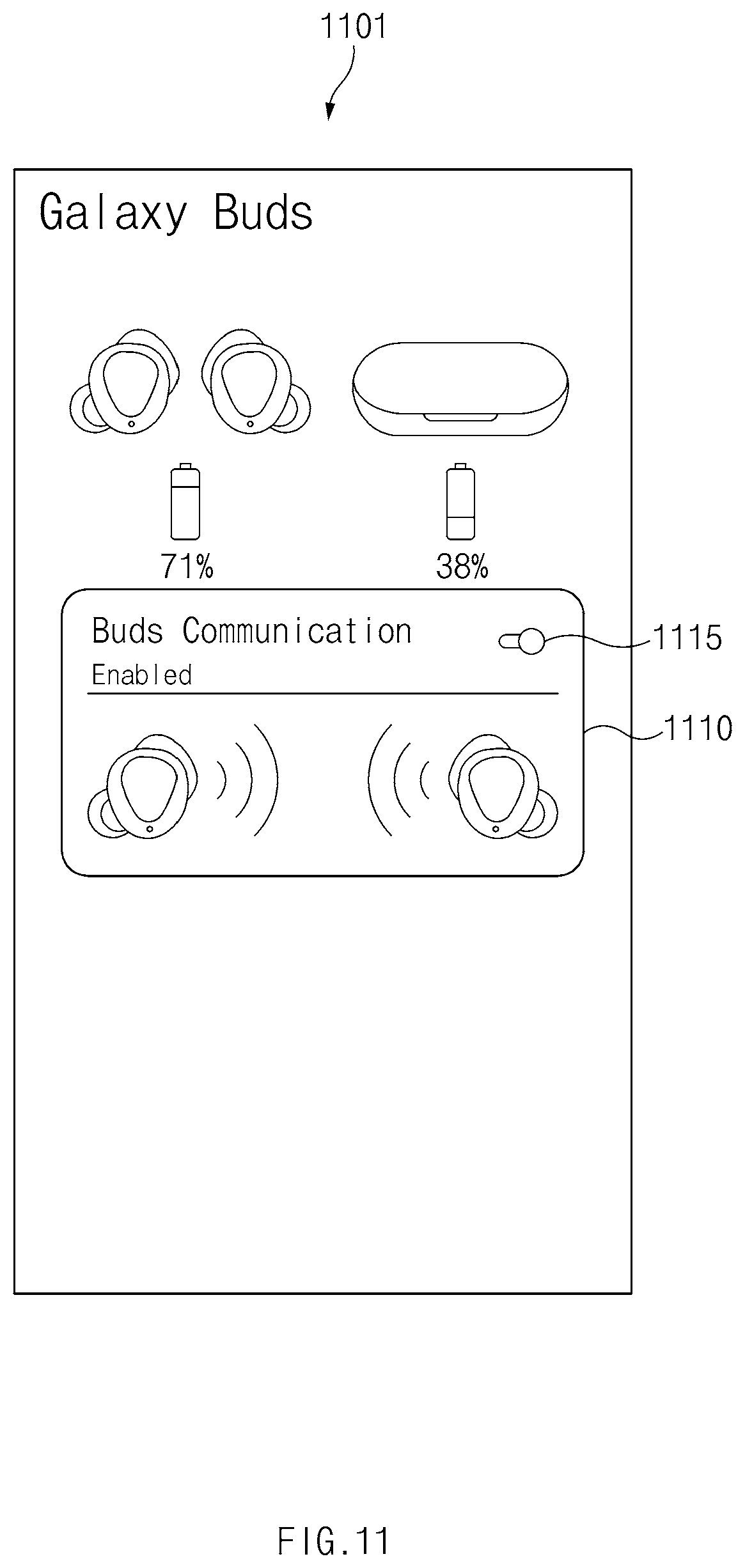 Patent US11818781 Figure 11 – Communication method between multi devices in Bluetooth communication environment and electronic device therefor