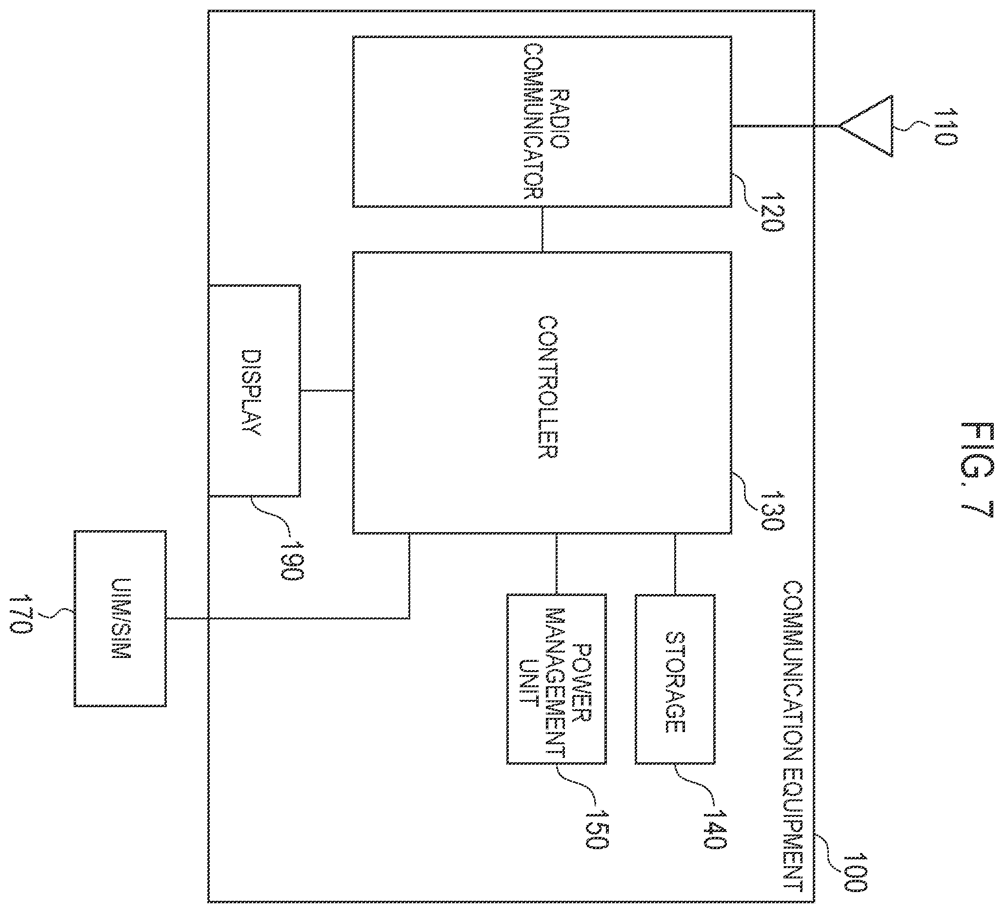 Patent US11818789 Figure 7 – Communication equipment, control method, program, and communication system