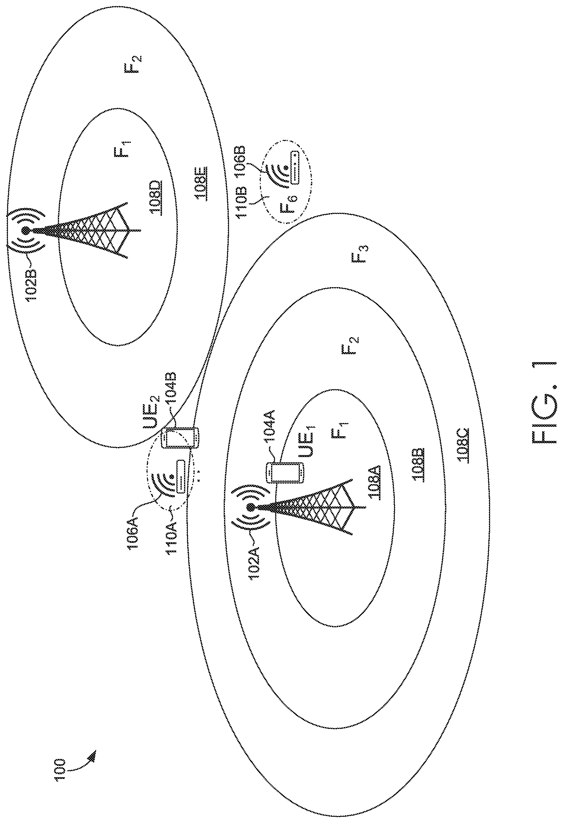 Patent US11818796 Figure 1 – Distributed computing across a wireless communications network