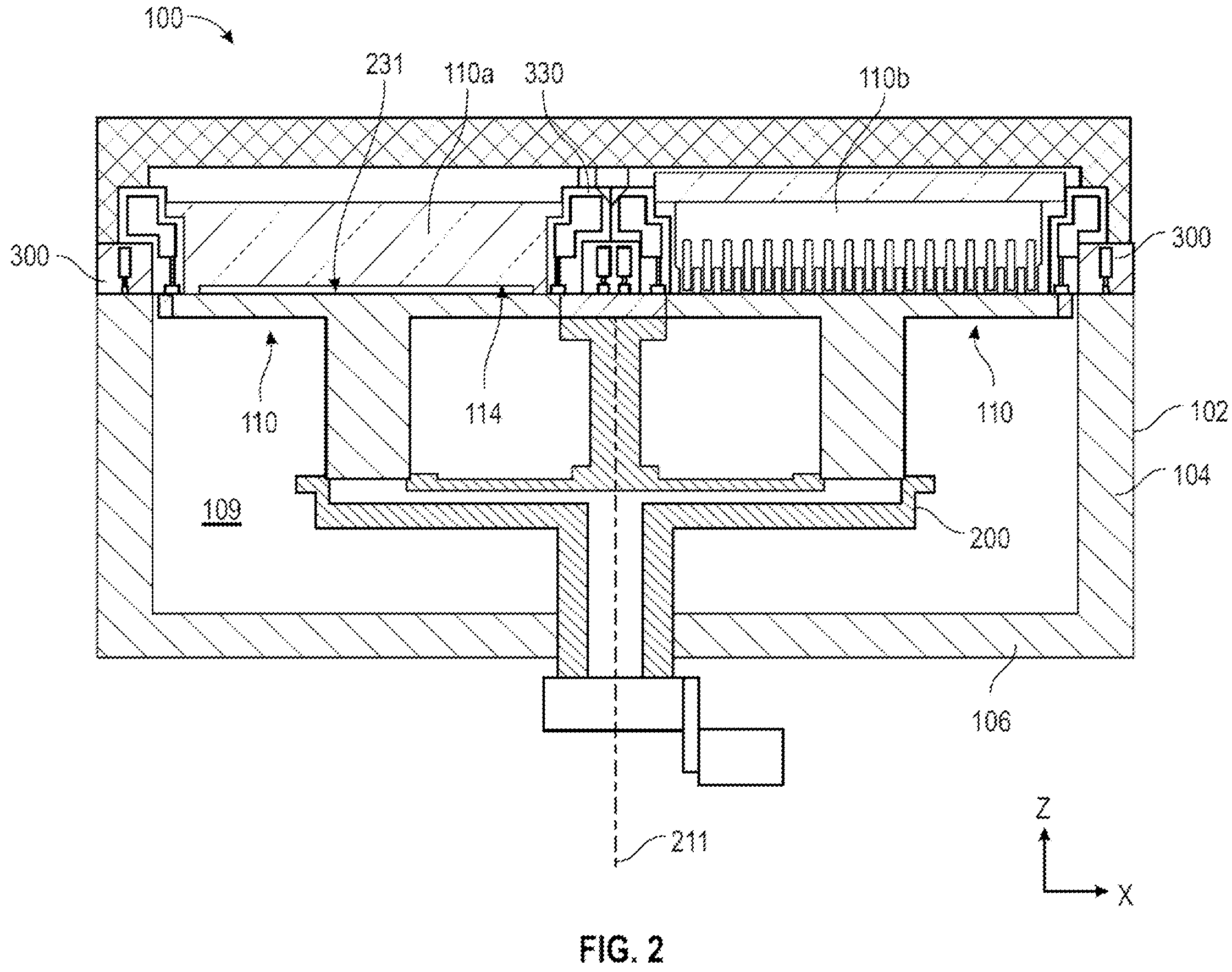 Patent US11818810 Figure 2 – Heater assembly with purge gap control and temperature uniformity for batch processing chambers