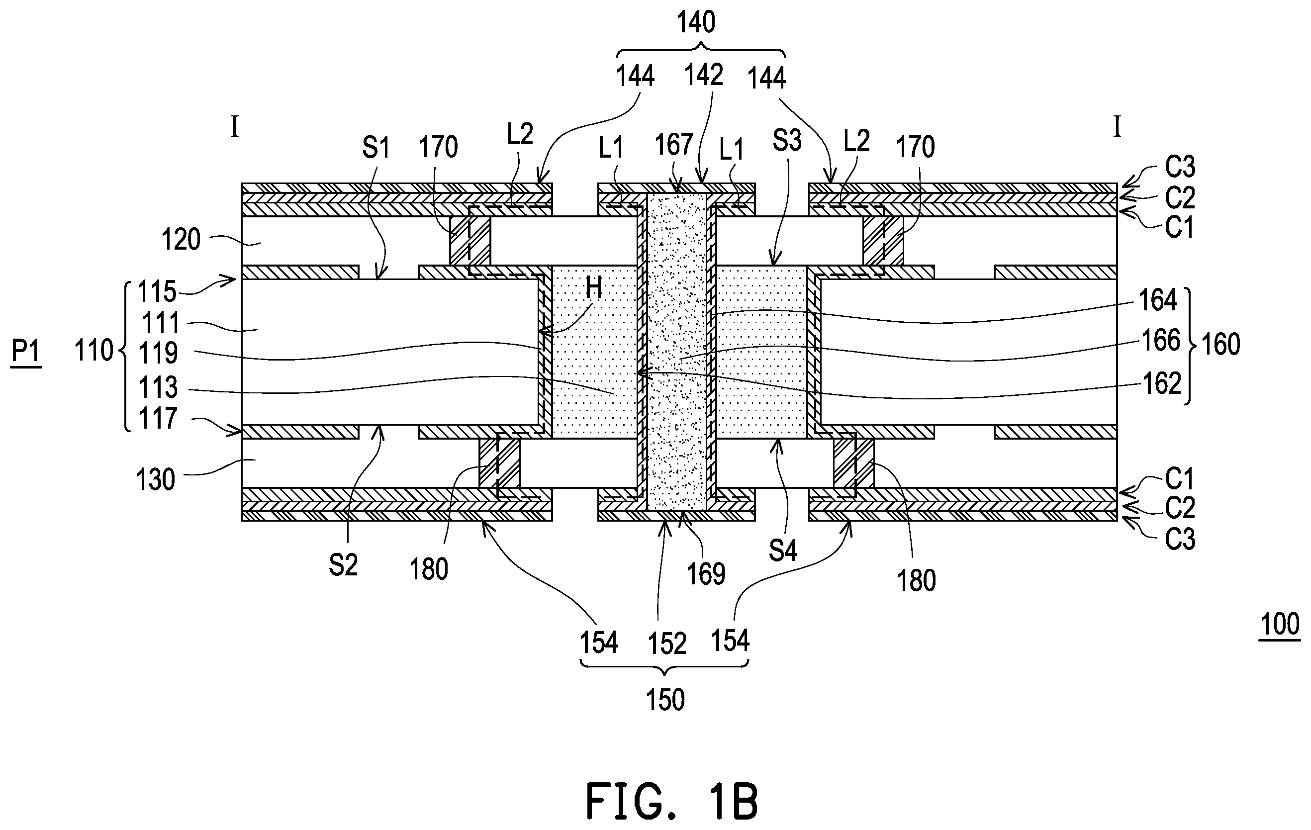 Patent US11818833 Figure 2 – Circuit board structure