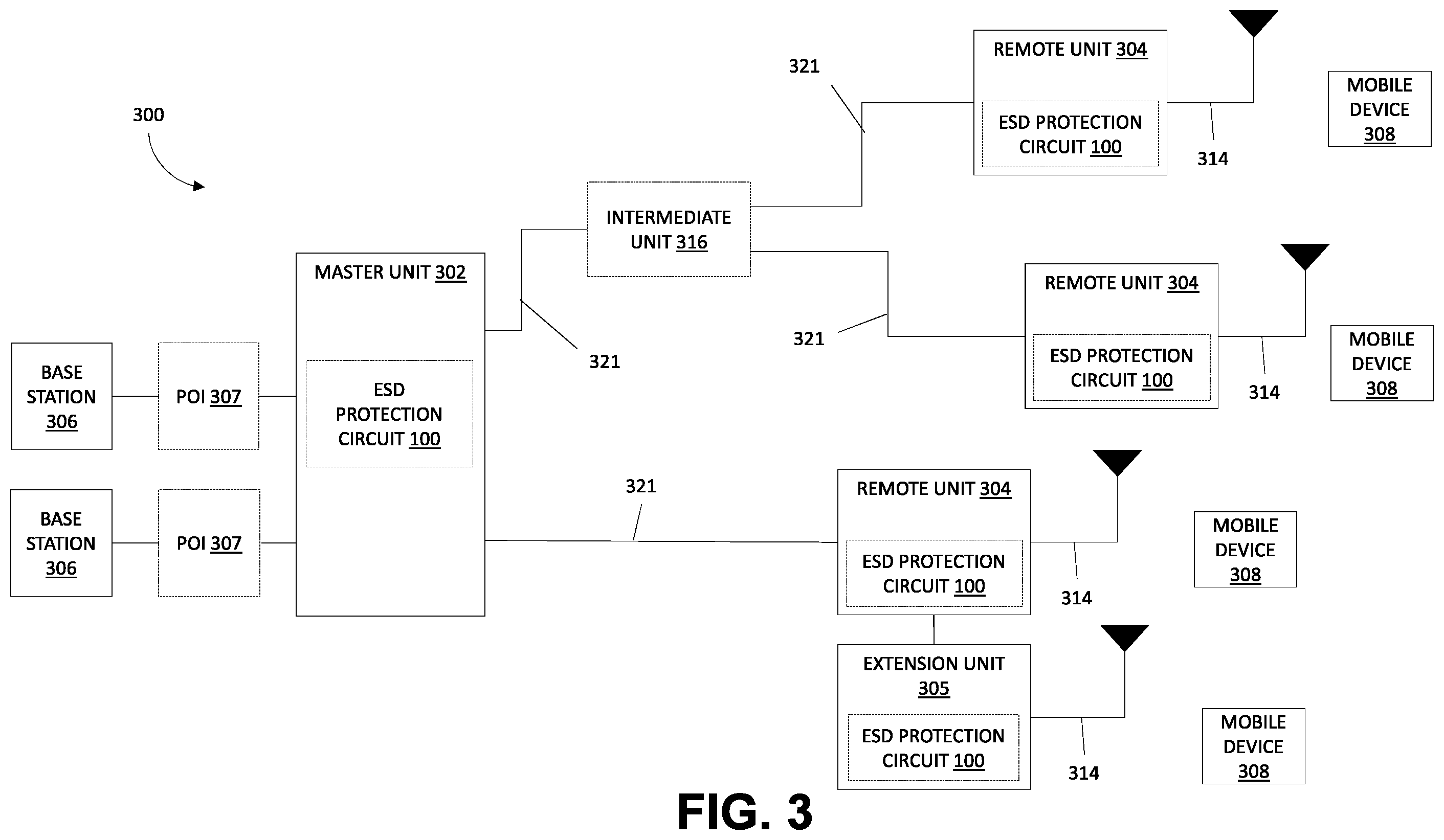 Patent US11818836 Figure 3 – Systems for electrostatic discharge protection