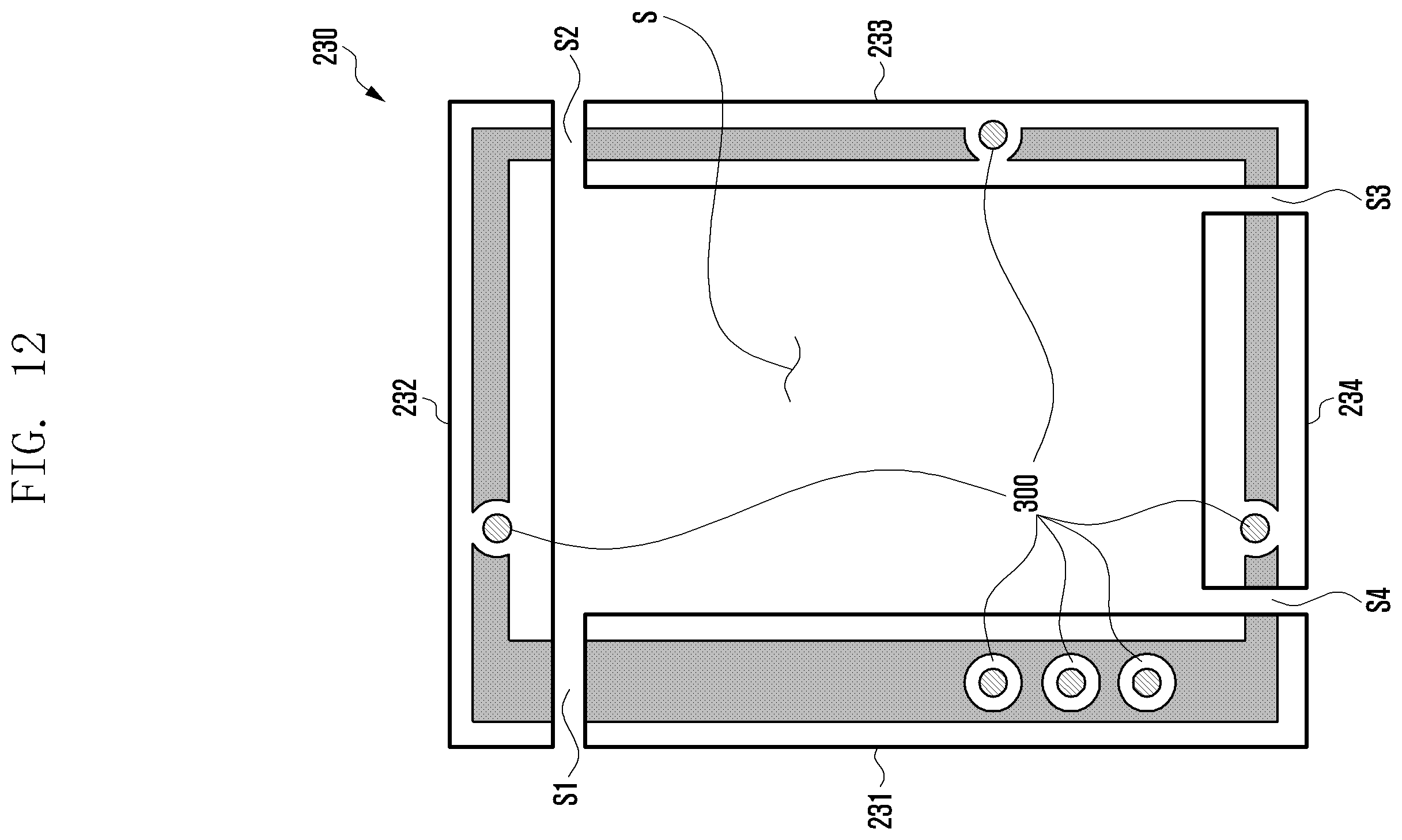 Patent US11818843 Figure 12 – Electronic device including interposer