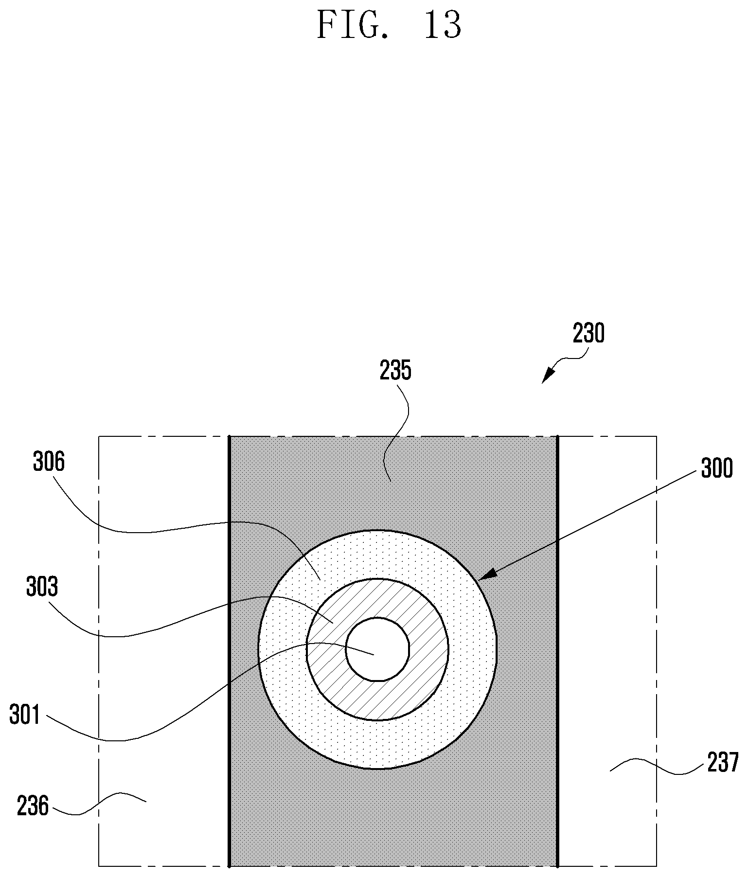 Patent US11818843 Figure 13 – Electronic device including interposer