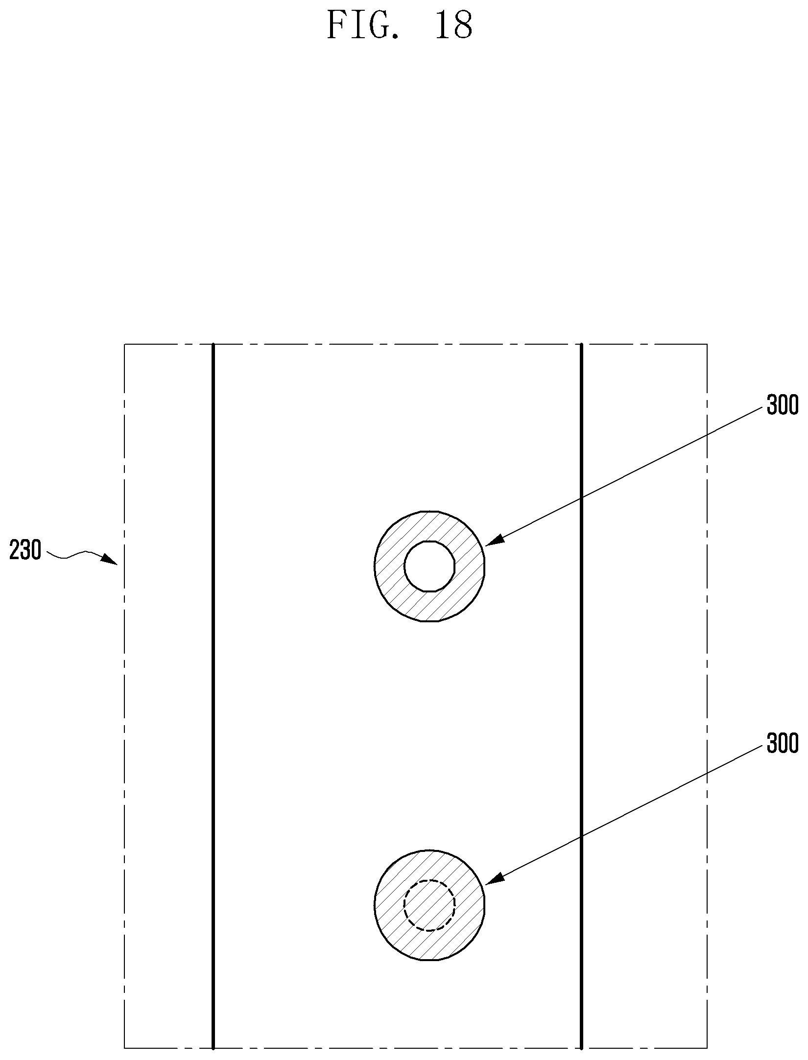 Patent US11818843 Figure 18 – Electronic device including interposer