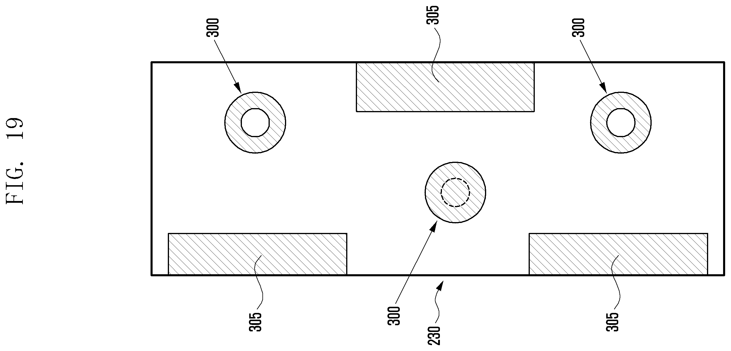 Patent US11818843 Figure 19 – Electronic device including interposer