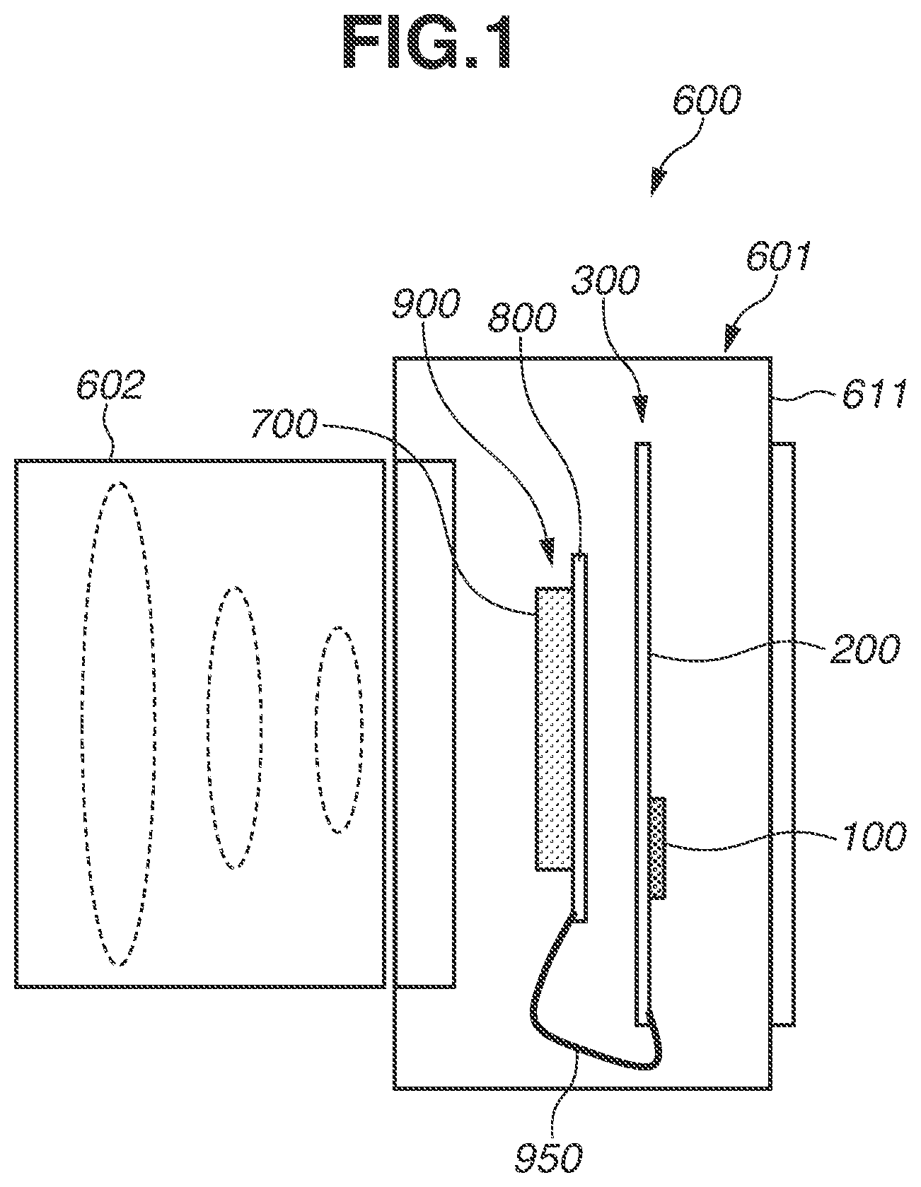 Patent US11818844 Figure 1 – Semiconductor module and electronic apparatus