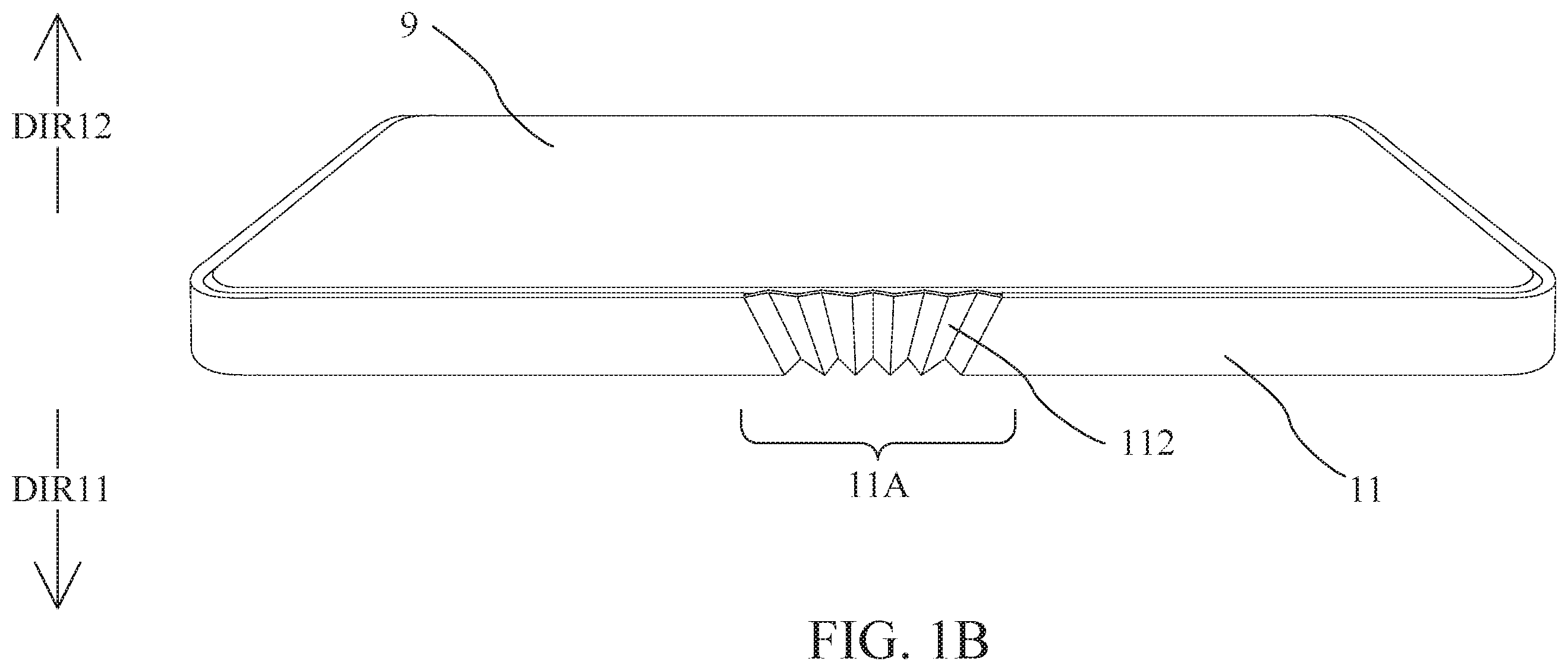 Patent US11818851 Figure 2 – Foldable apparatus for foldable device