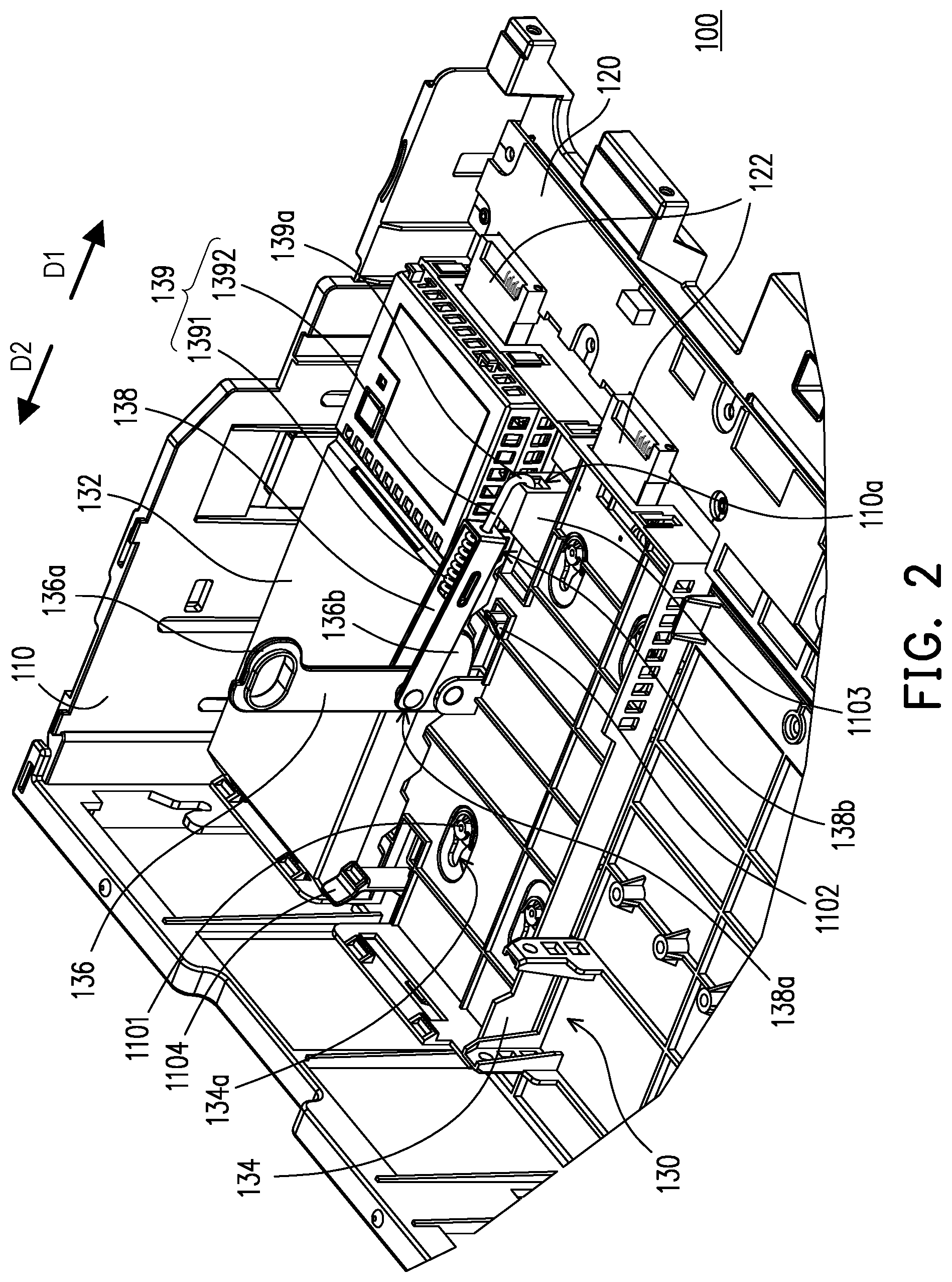 Patent US11818854 Figure 2 – Electronic module and electronic apparatus