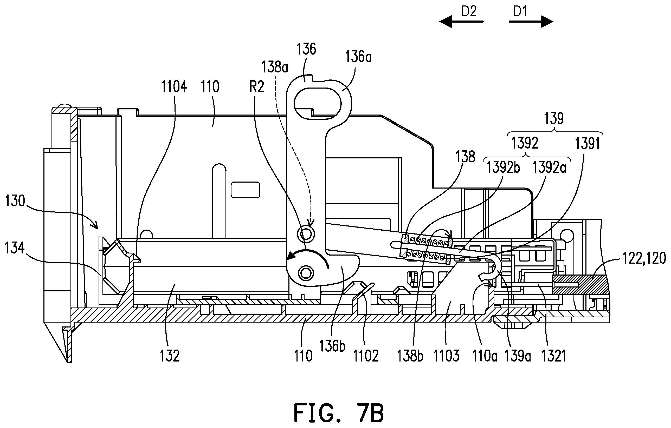 Patent US11818854 Figure 8 – Electronic module and electronic apparatus