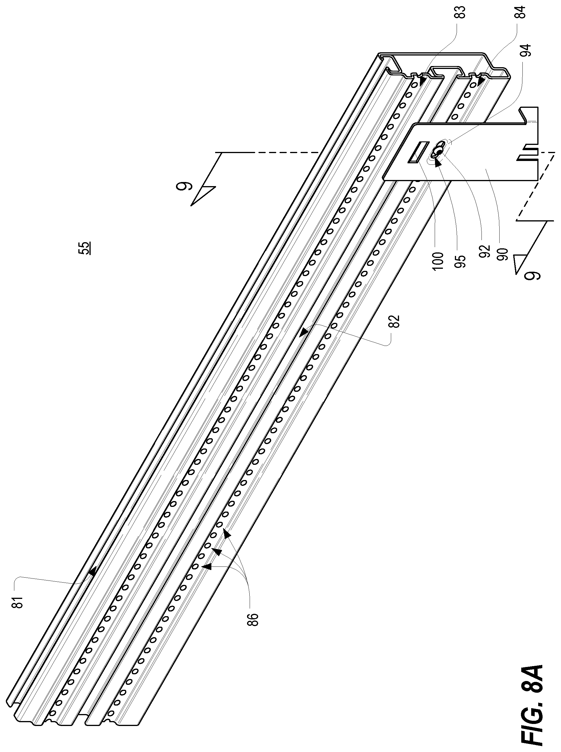 Patent US11818861 Figure 8 – Frame structure for electronic equipment enclosure