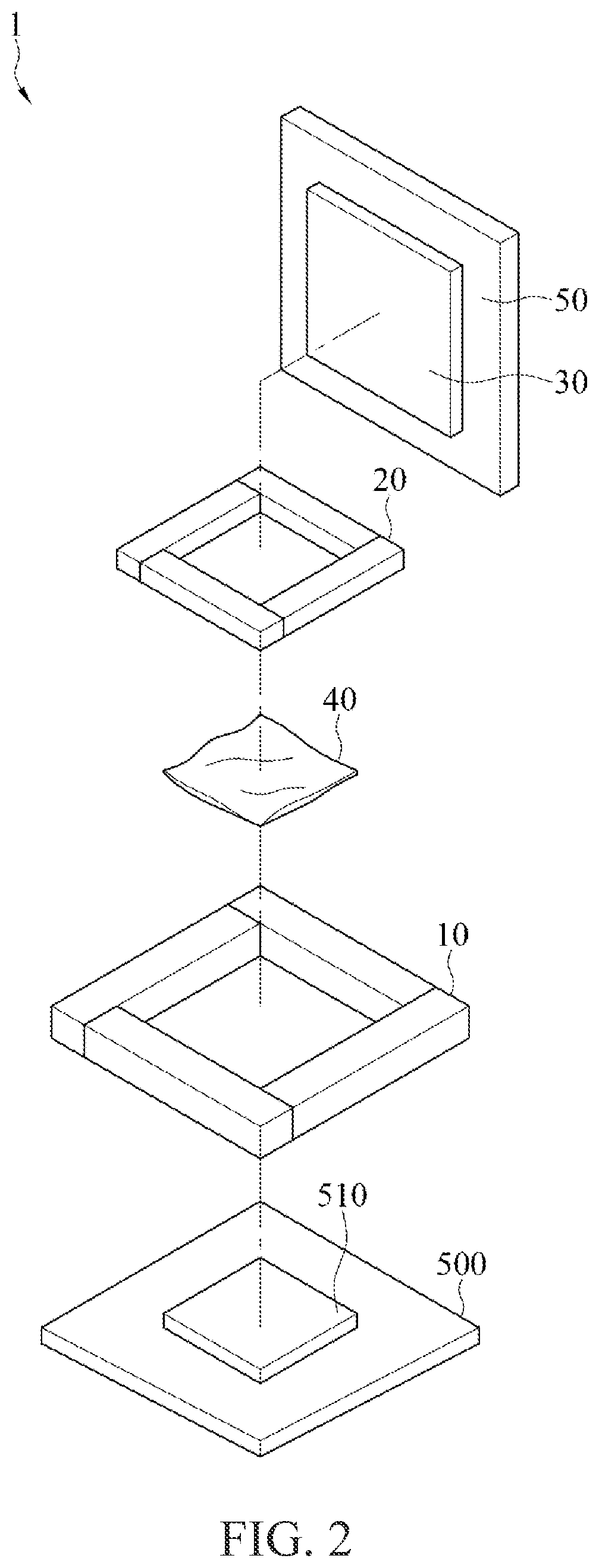 Patent US11818869 Figure 2 – Heat dissipation structure assembly
