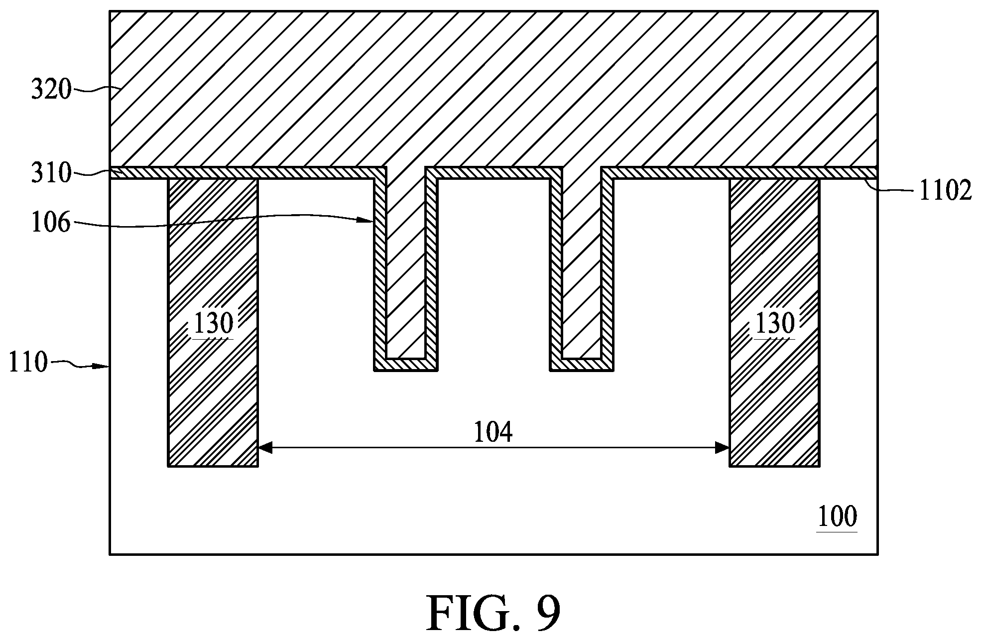 Patent US11818876 Figure 9 – Method of manufacturing semiconductor device having reduced contact resistance between access transistors and conductive features