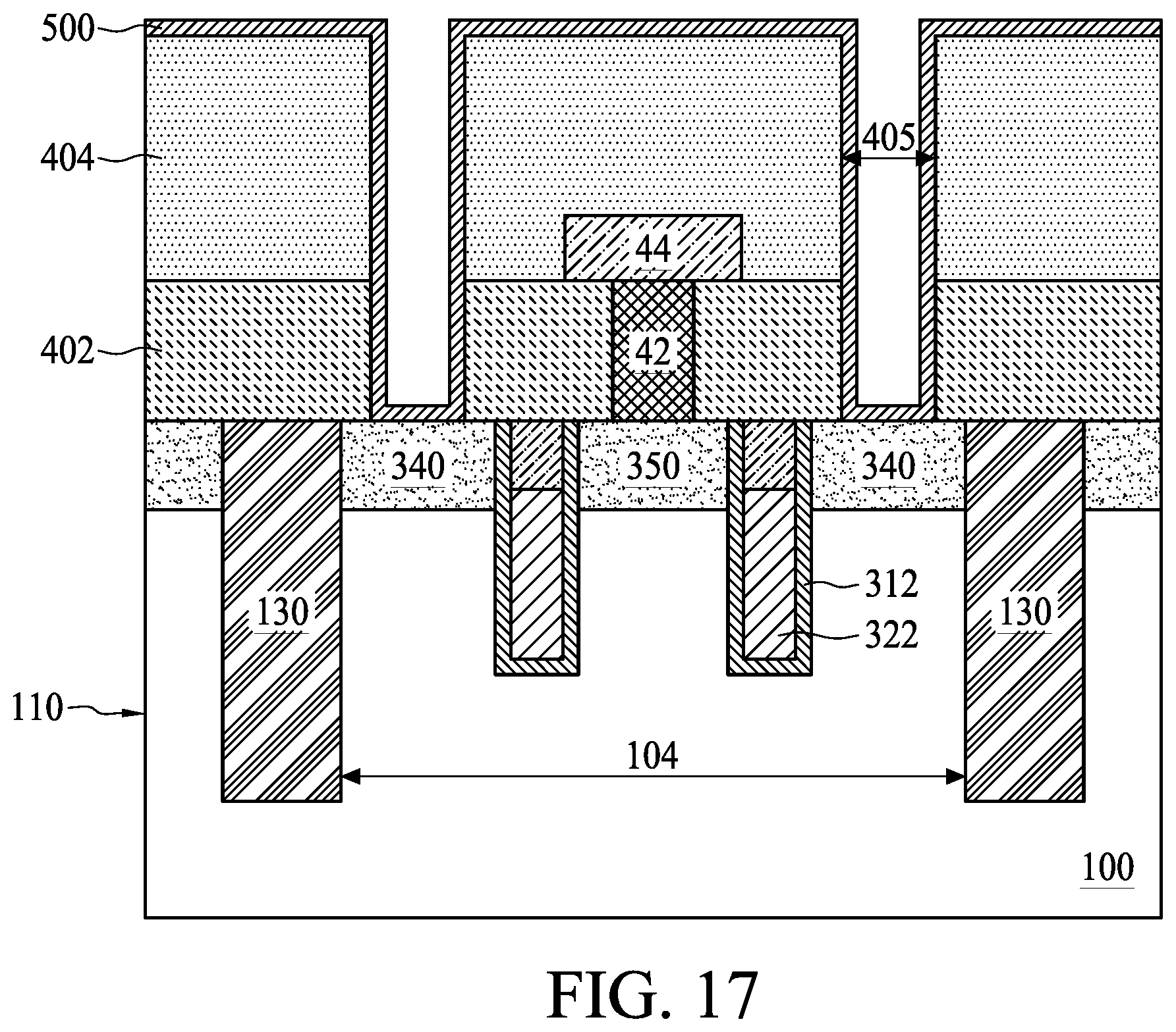 Patent US11818876 Figure 17 – Method of manufacturing semiconductor device having reduced contact resistance between access transistors and conductive features