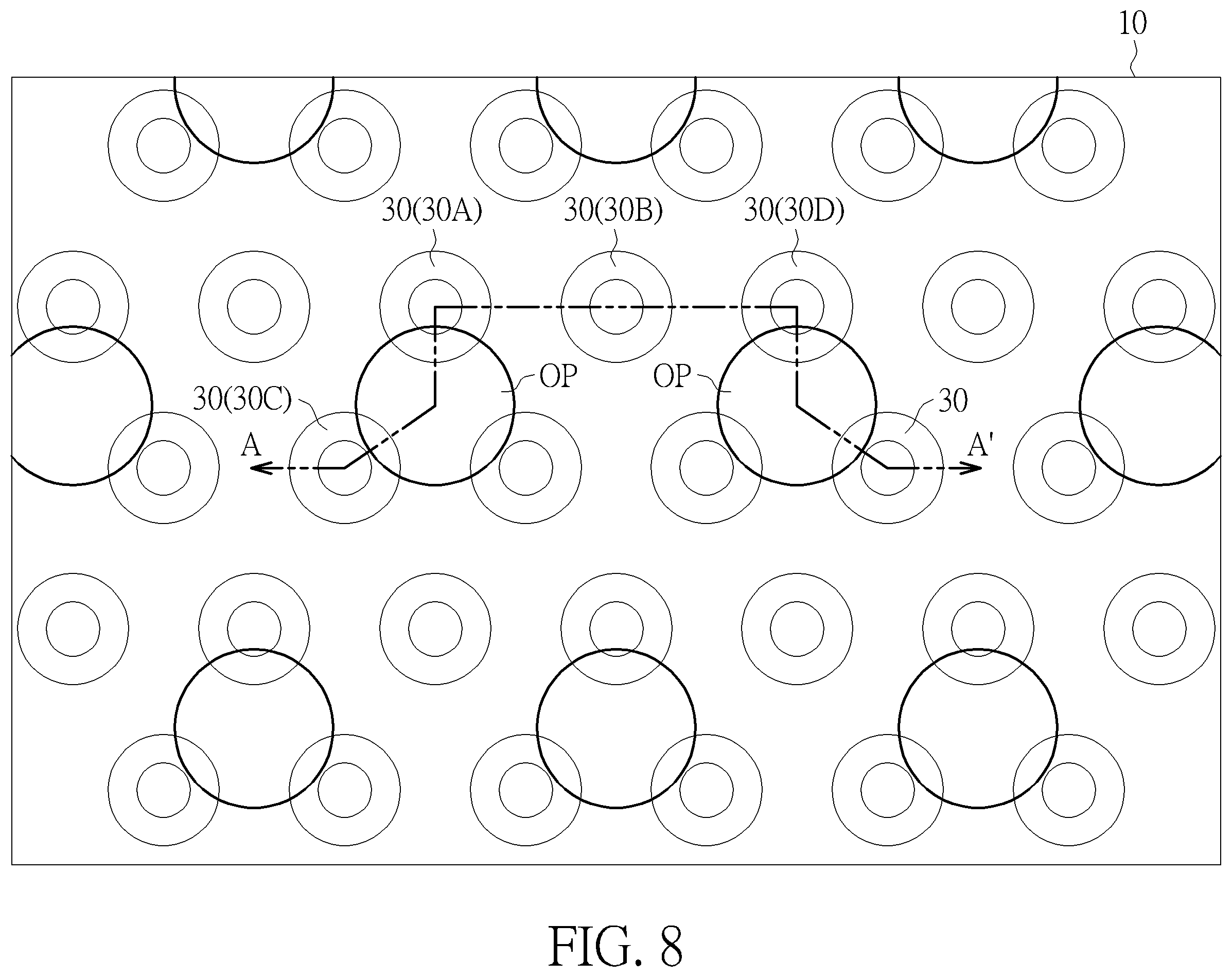 Patent US11818880 Figure 8 – Semiconductor structure including capacitor and method for forming the same