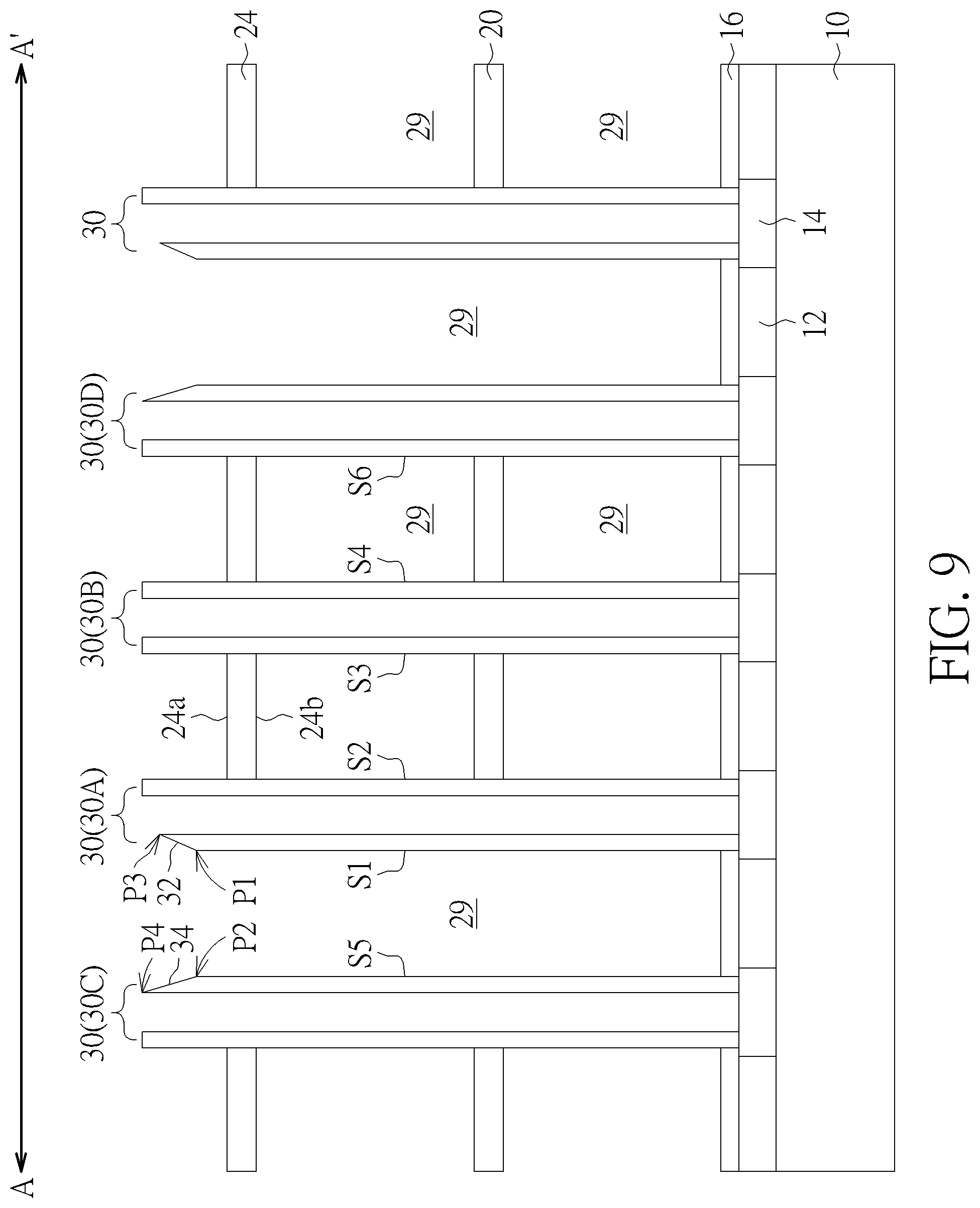 Patent US11818880 Figure 9 – Semiconductor structure including capacitor and method for forming the same