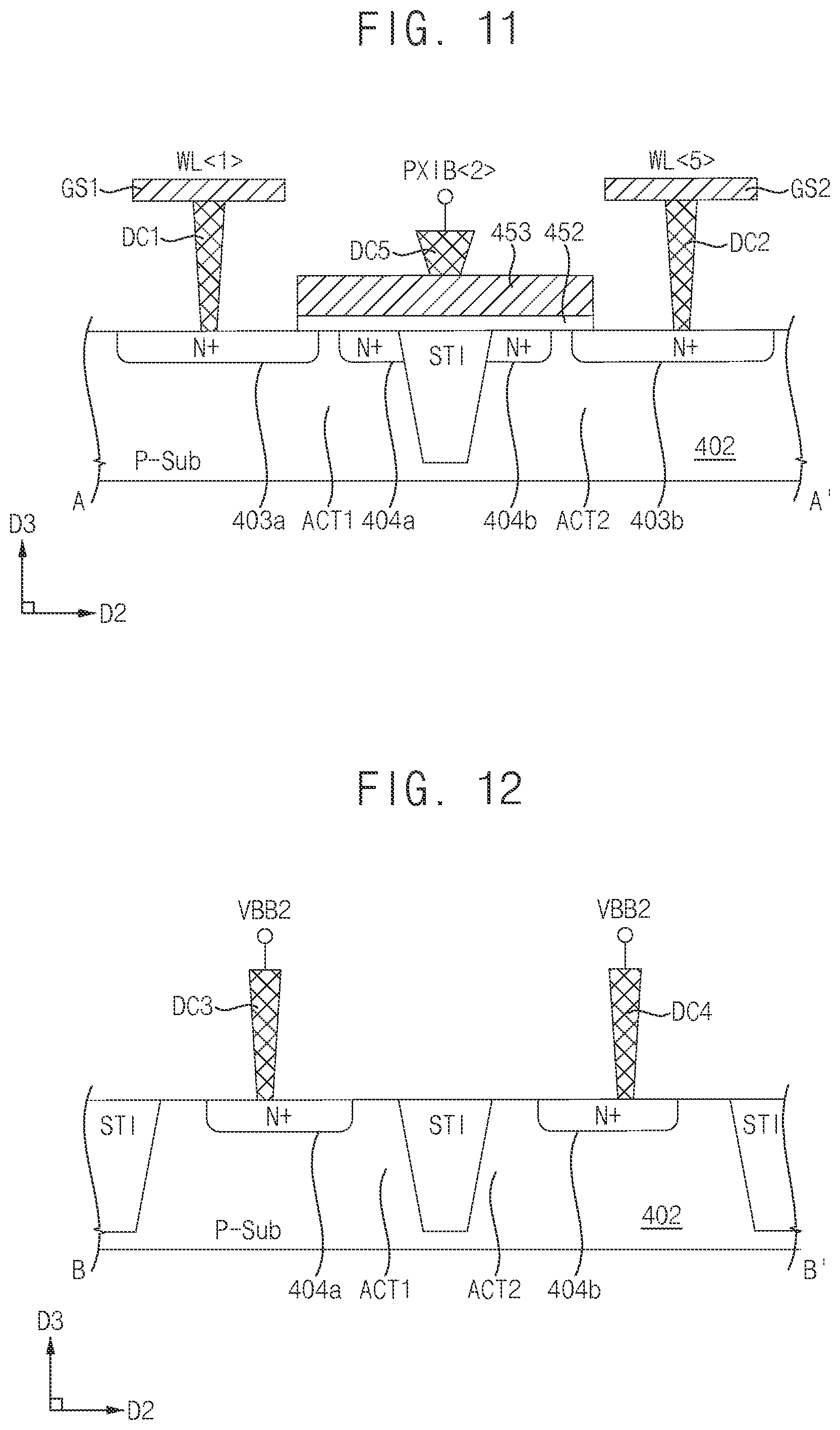 Patent US11818881 Figure 11 – Sub word-line driver circuit of semiconductor memory device and semiconductor memory device including the same