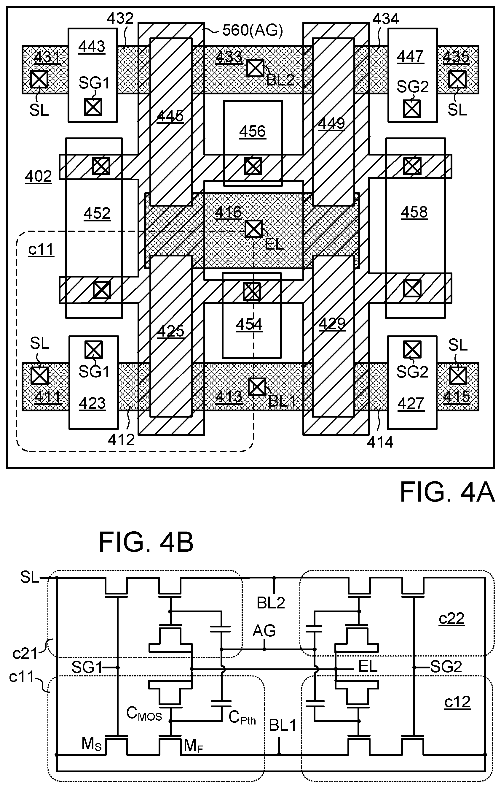 Patent US11818887 Figure 6 – Erasable programmable single-poly non-volatile memory cell and associated array structure