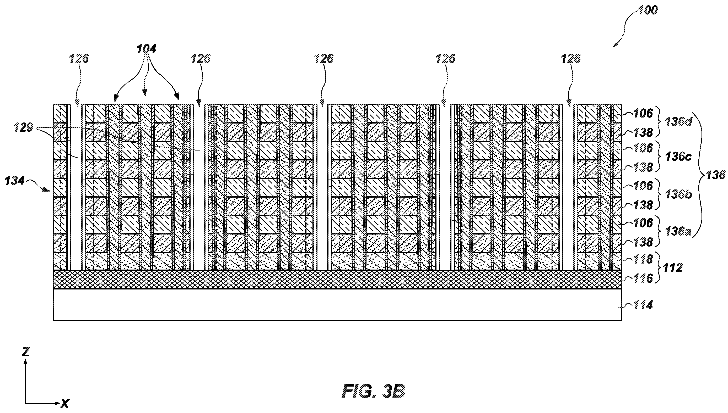 Patent US11818888 Figure 6 – Apparatuses and memory devices including slot structures extending through stack structures