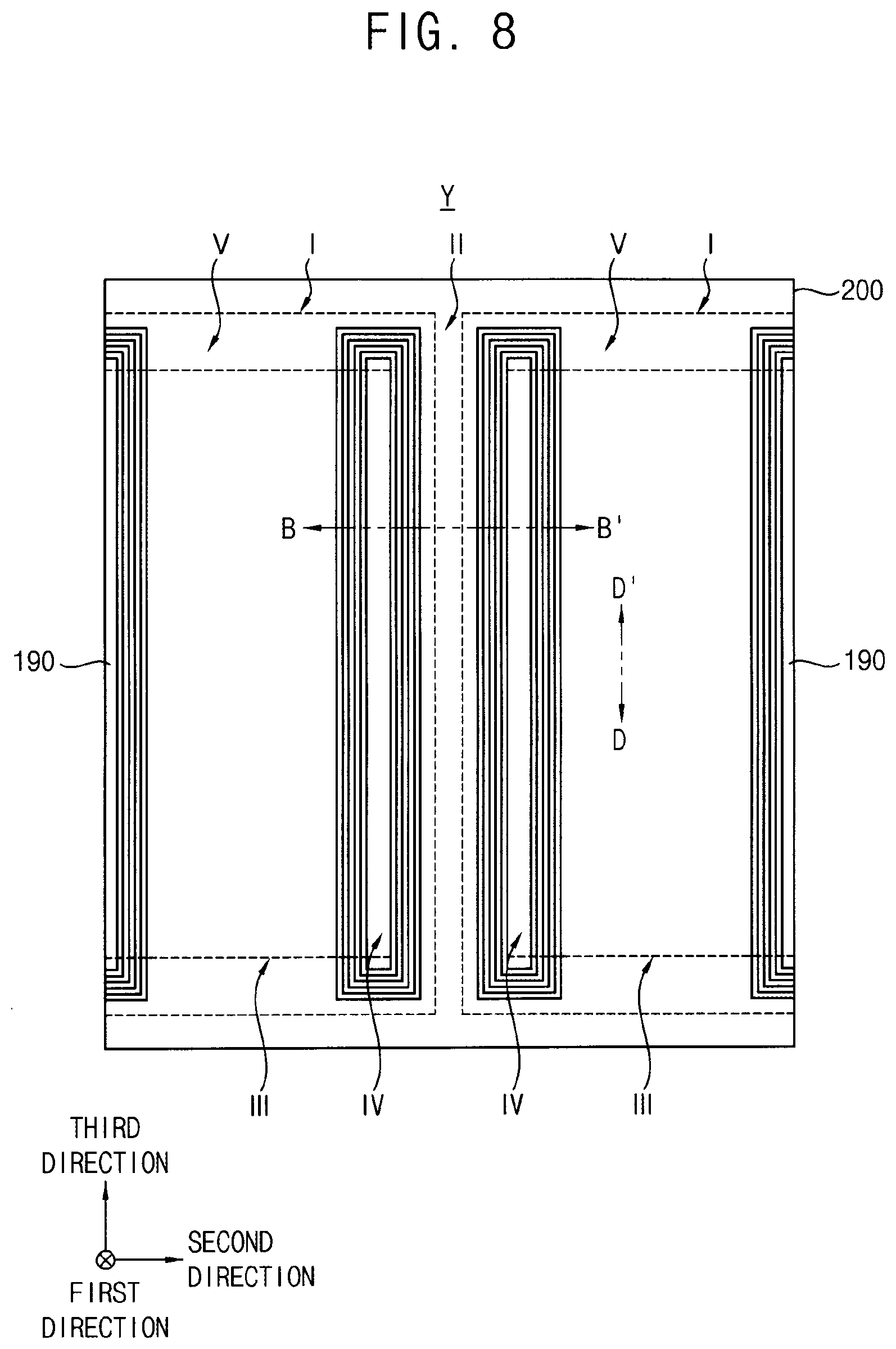 Patent US11818889 Figure 8 – Vertical memory devices