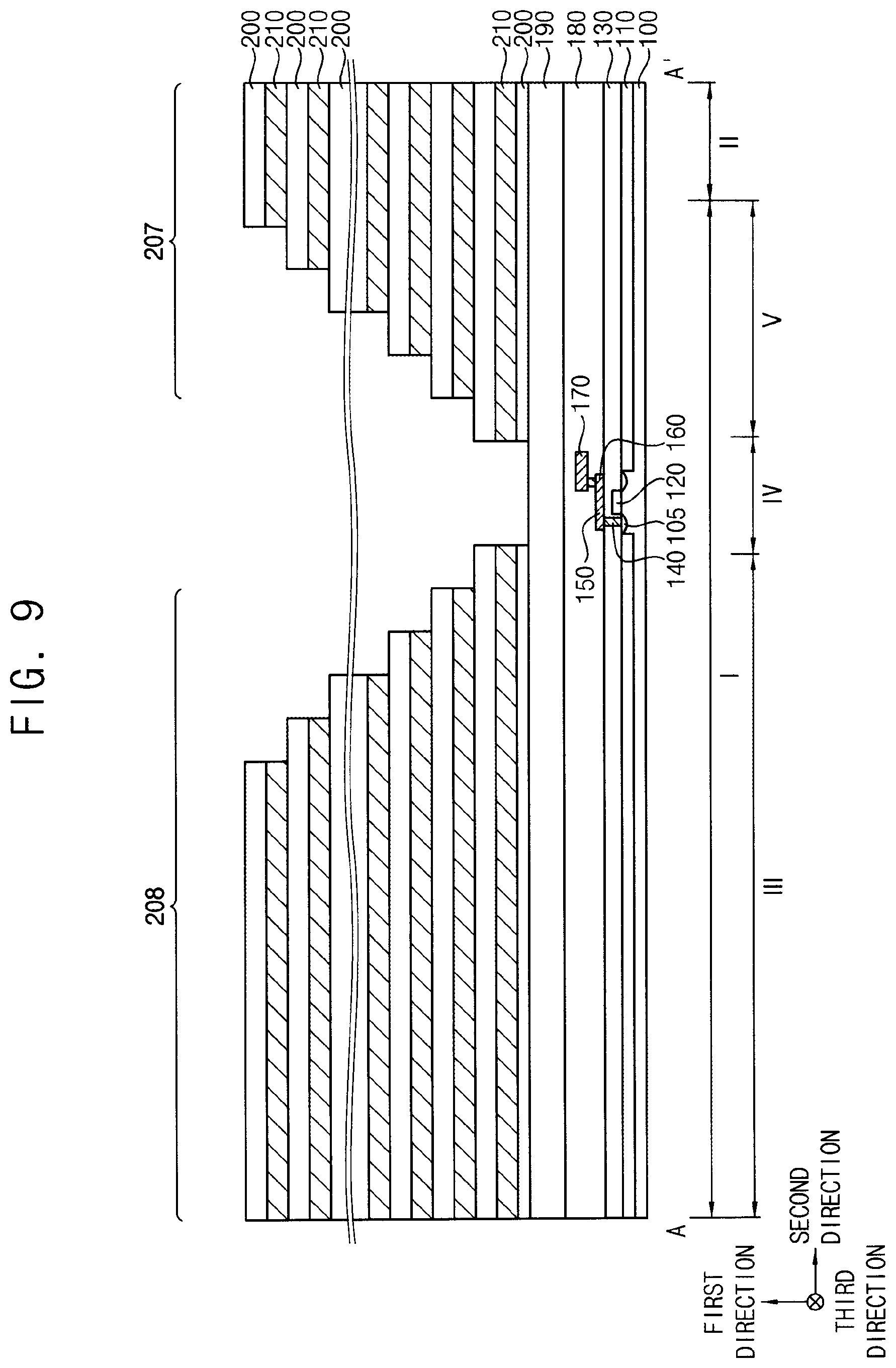 Patent US11818889 Figure 9 – Vertical memory devices